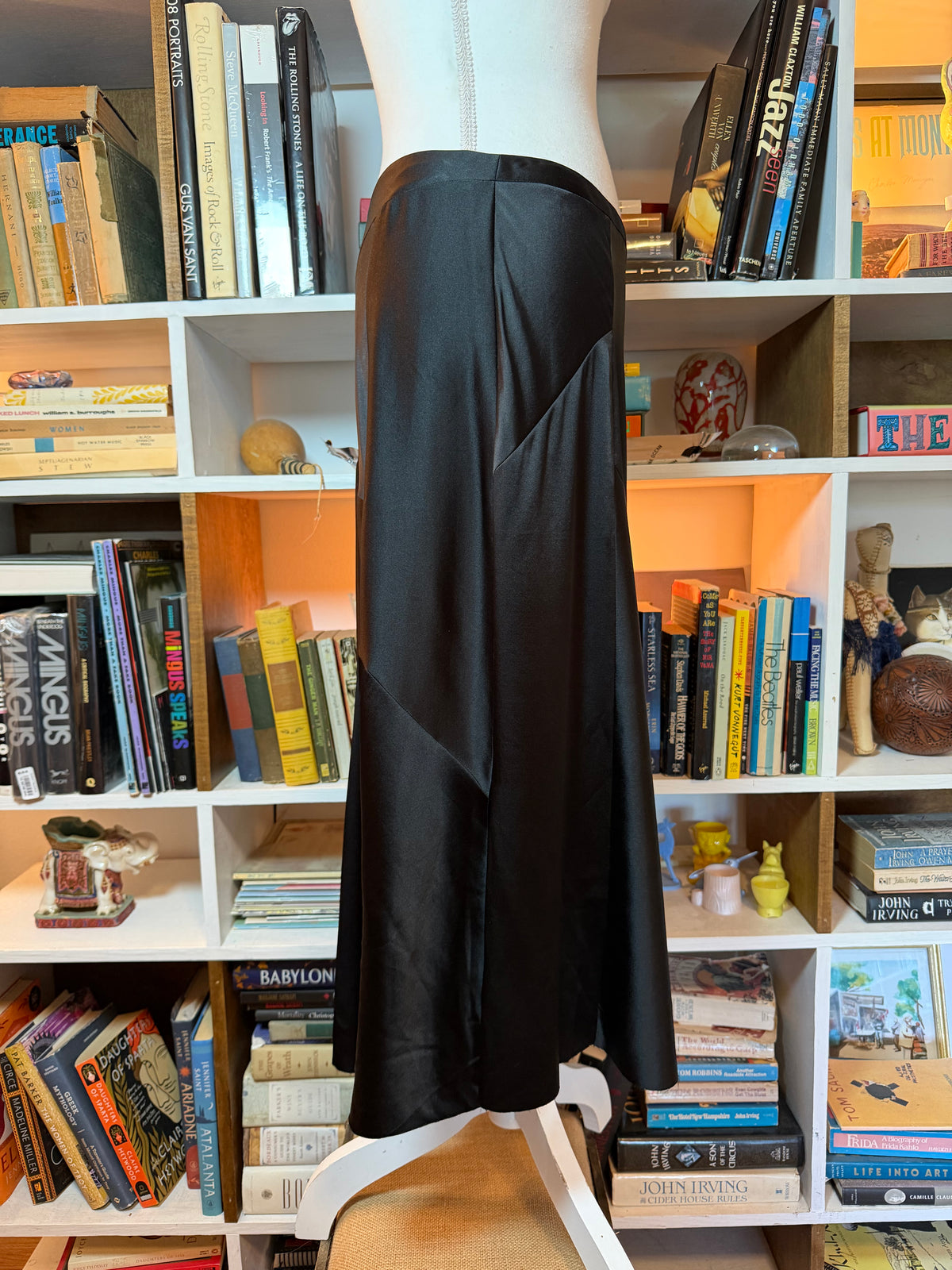 TSE Black Silk Skirt 6