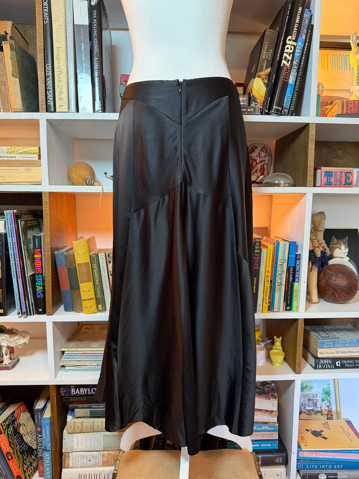TSE Black Silk Skirt 6