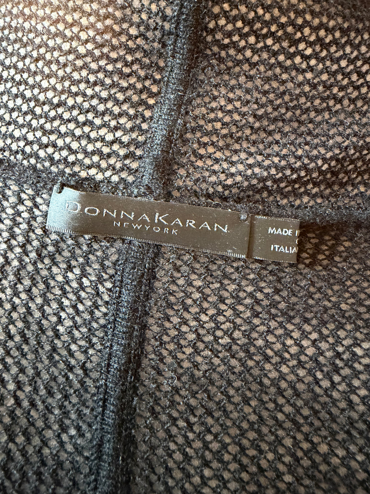 Donna Karan Cashmere Open Knit Cardigan