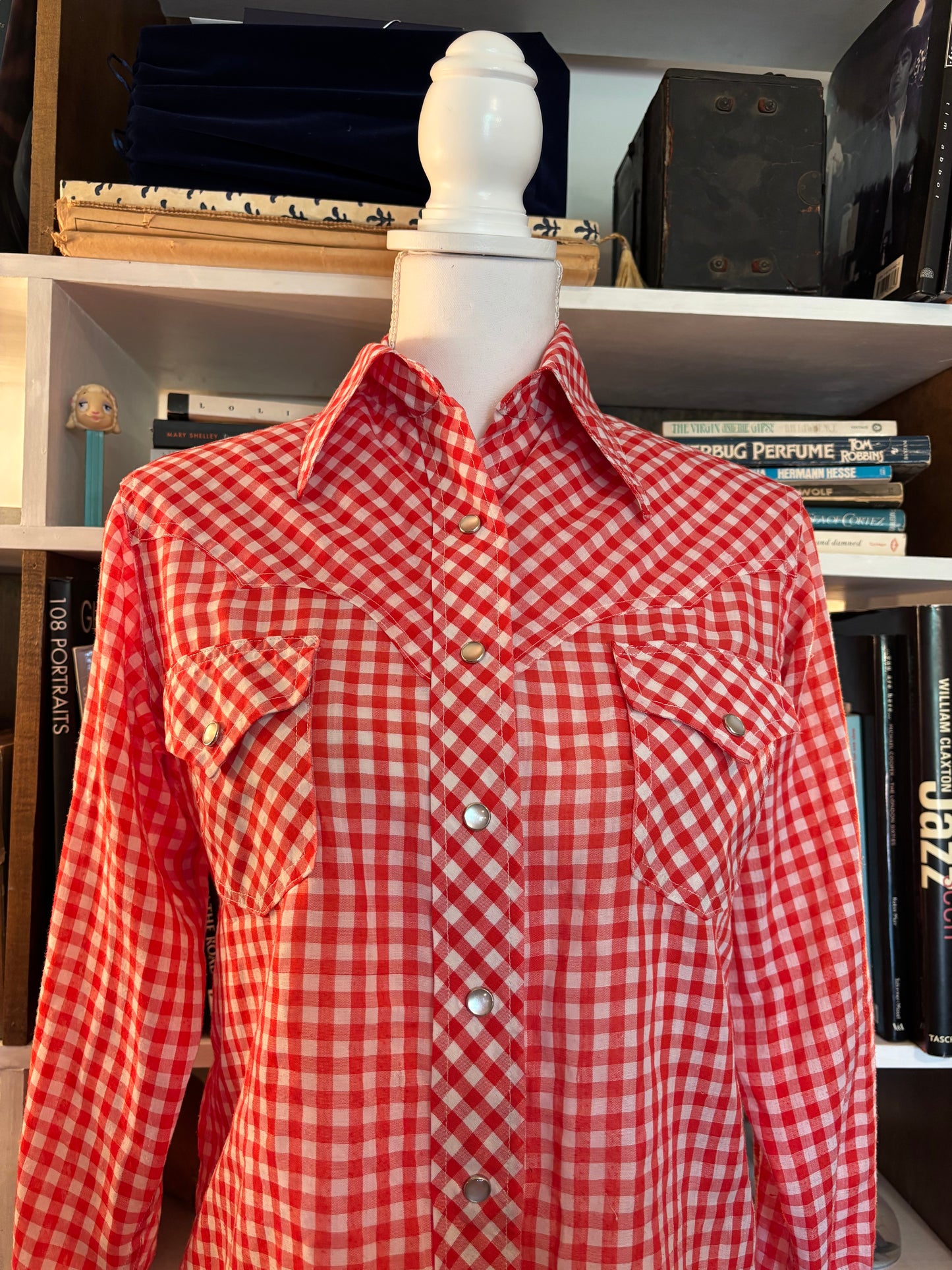 Gingham Vintage Western Shirt