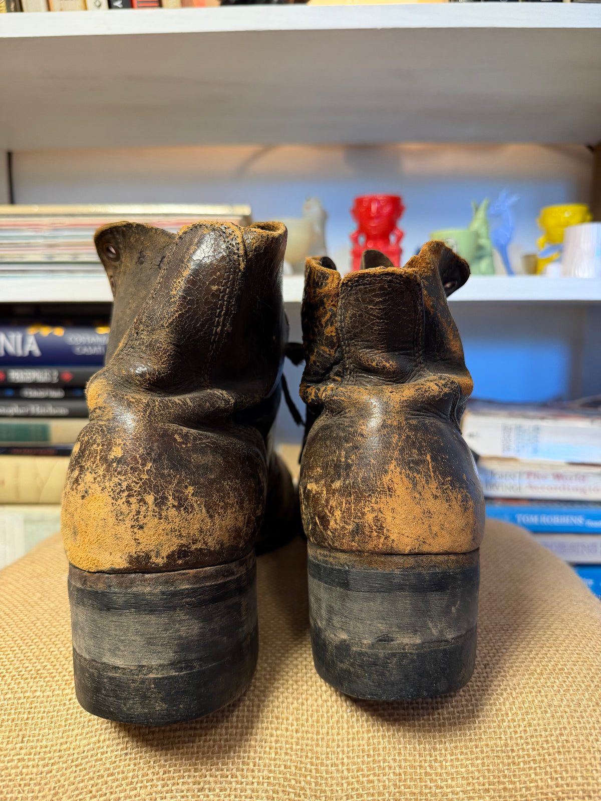 1940s Roughout Leather Service Boots 8