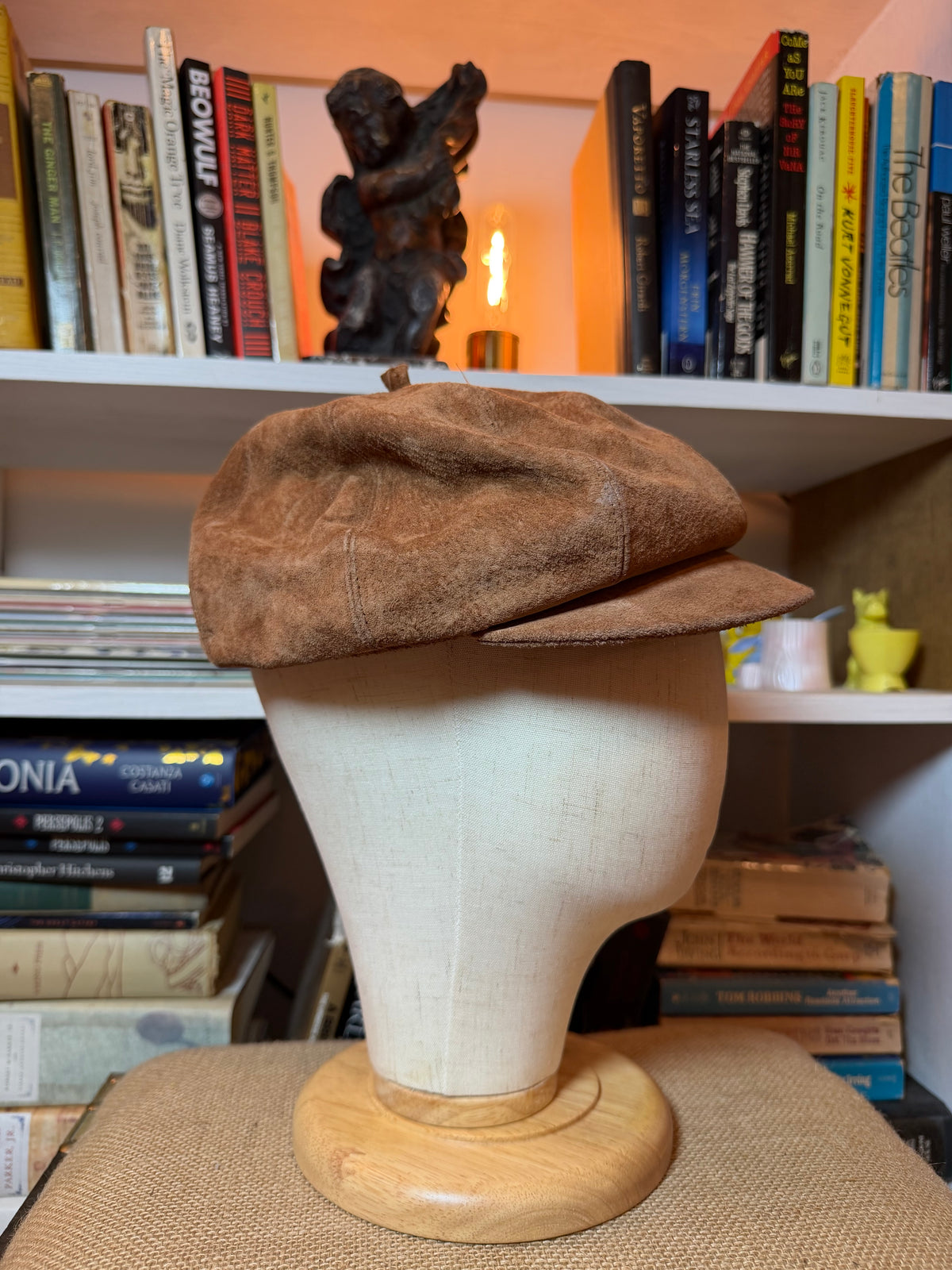 Ma Ju Yuan Vintage Suede Cap