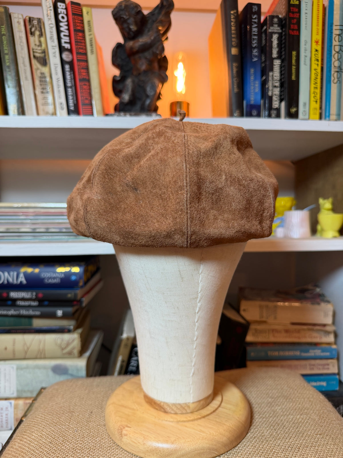 Ma Ju Yuan Vintage Suede Cap