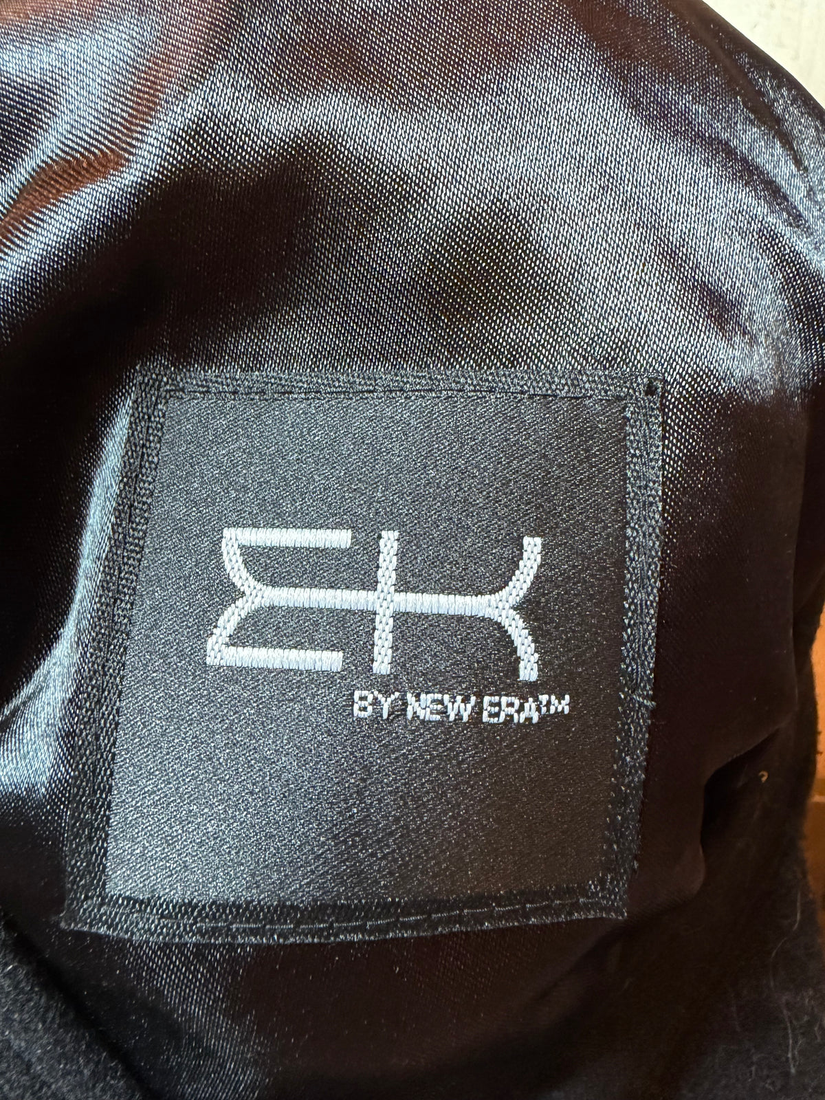 EK by New Era Black Wool Newsboy Cap