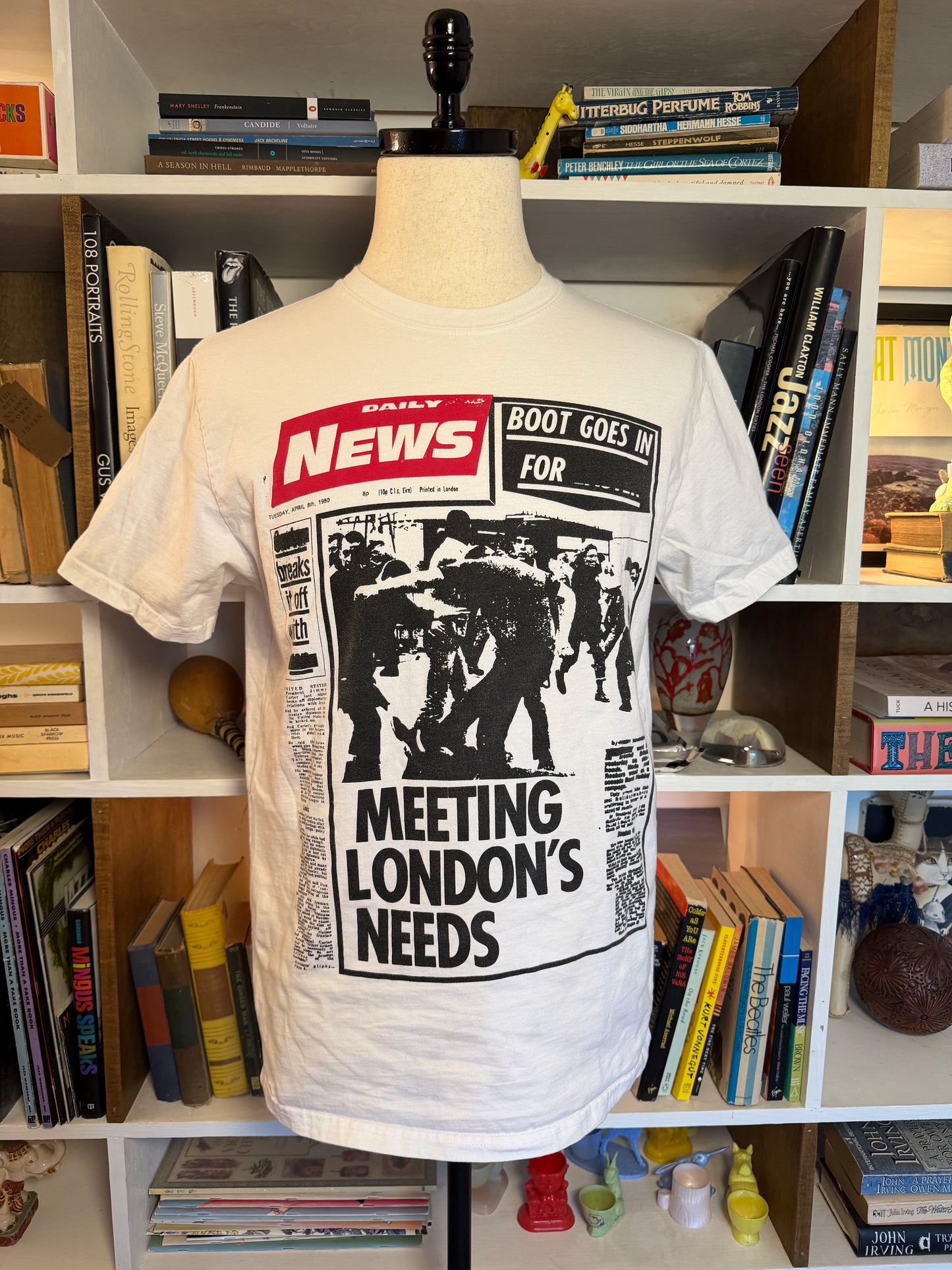 London Underground Newspaper Tee