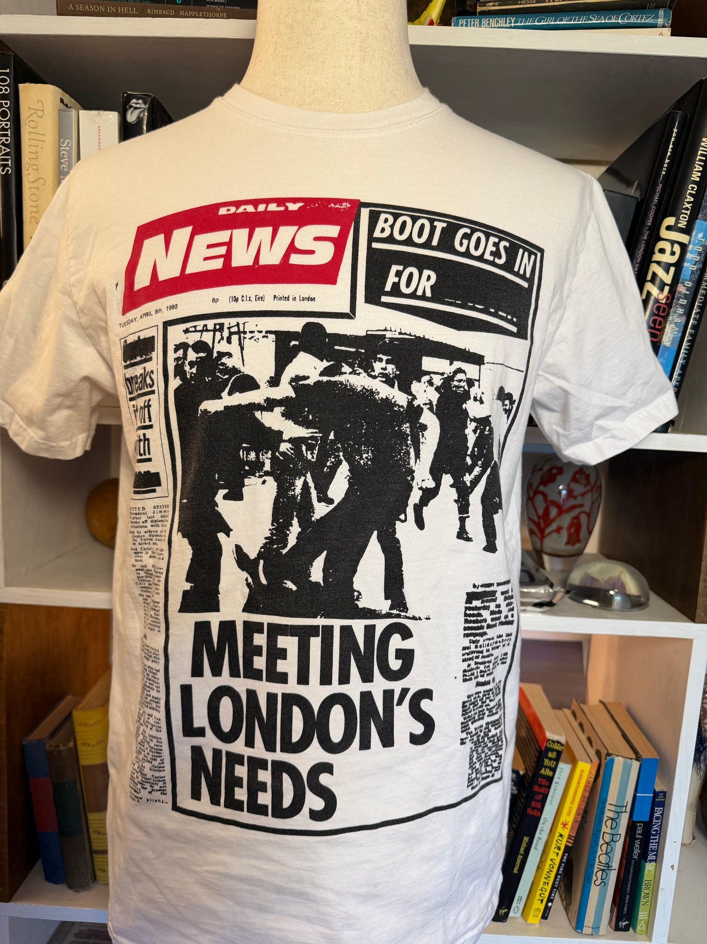 London Underground Newspaper Tee