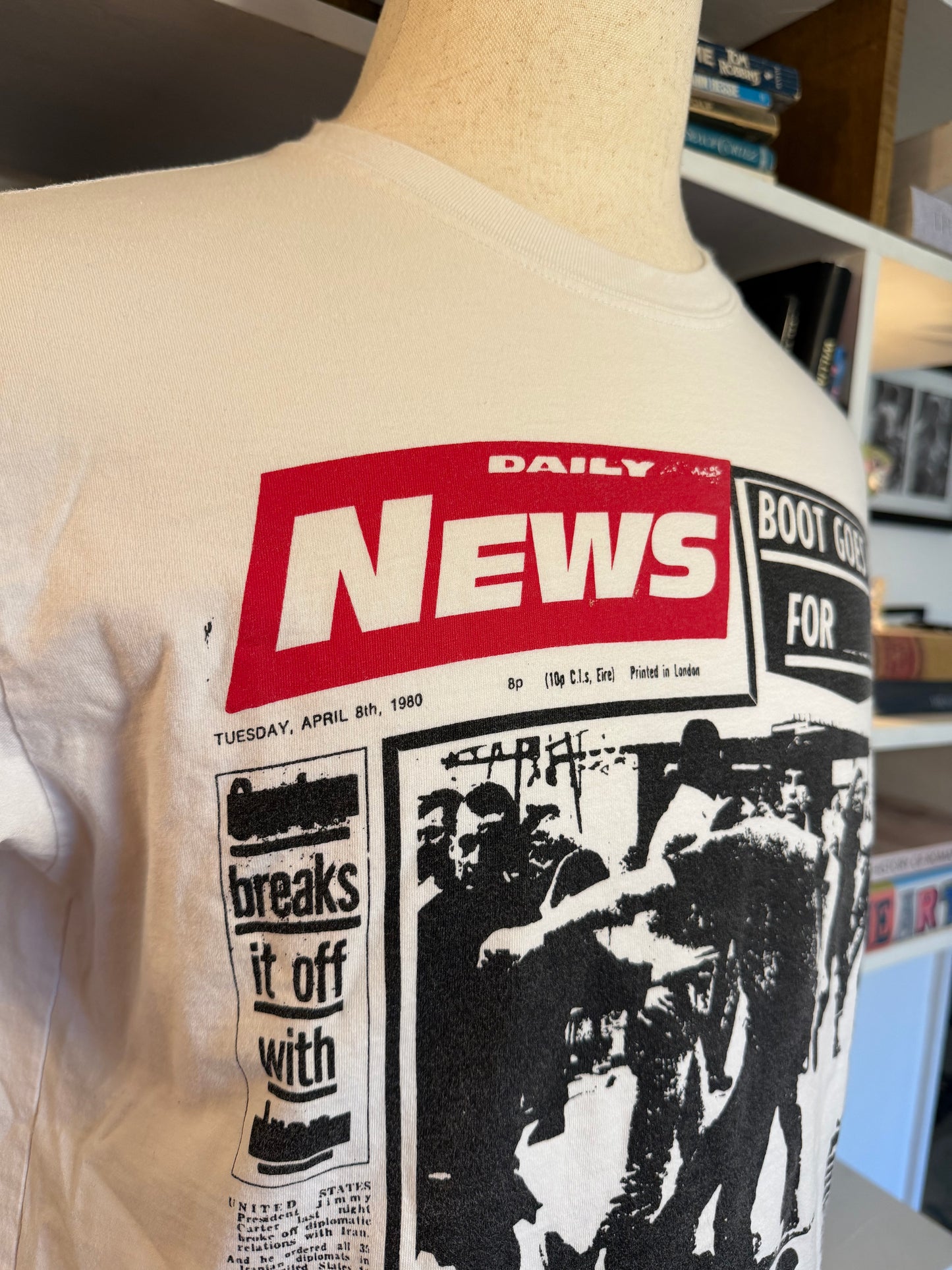 London Underground Newspaper Tee