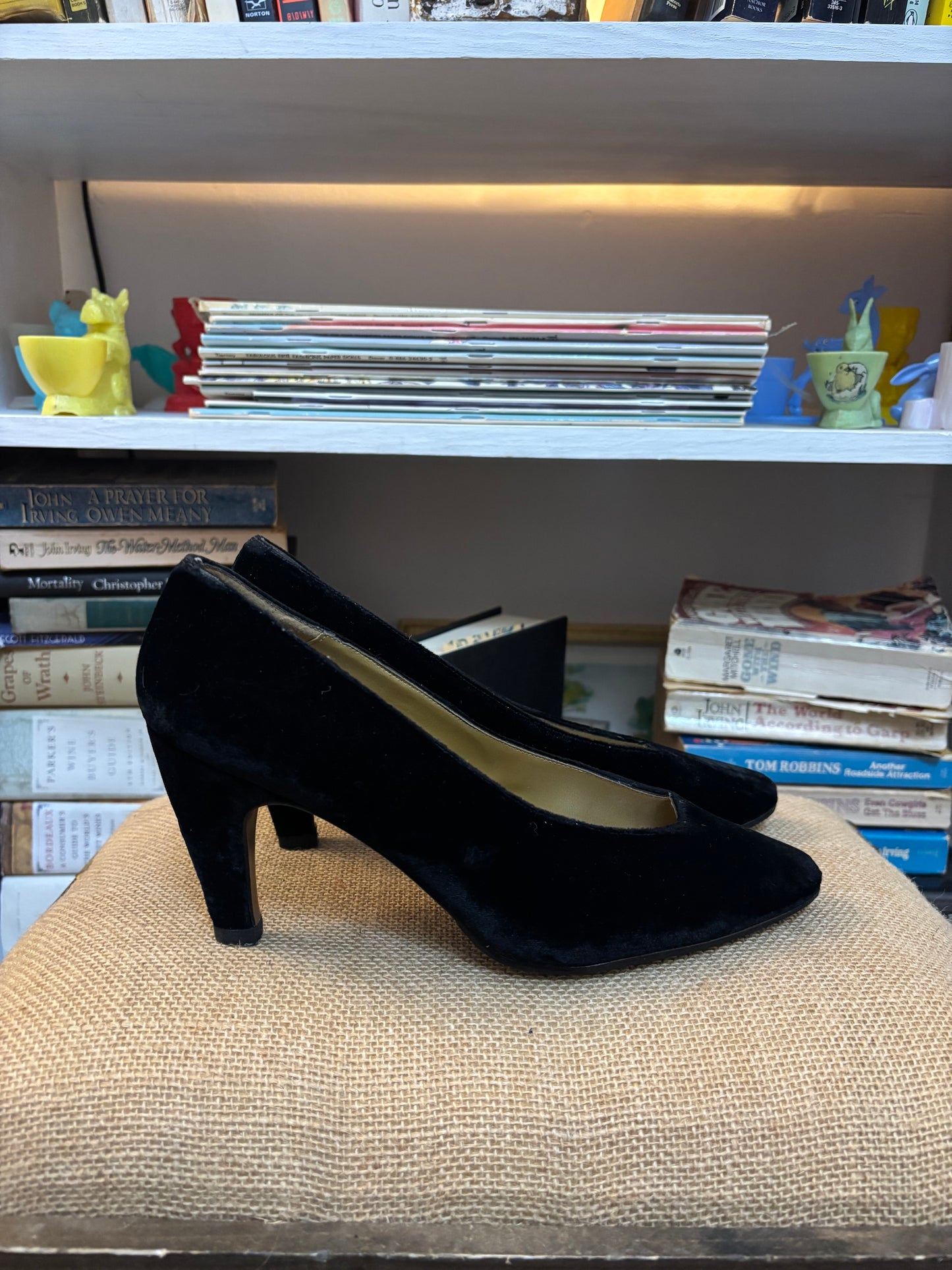 Proxy Velvet Heels 7.5