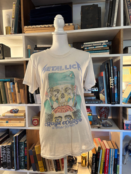 1987 Metallica Crash Course Tee
