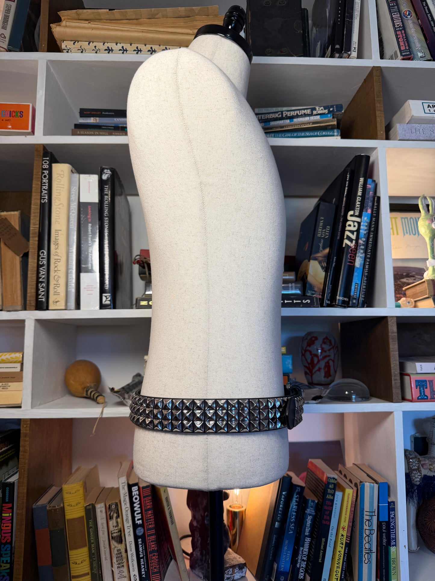 Studded Leather Belt