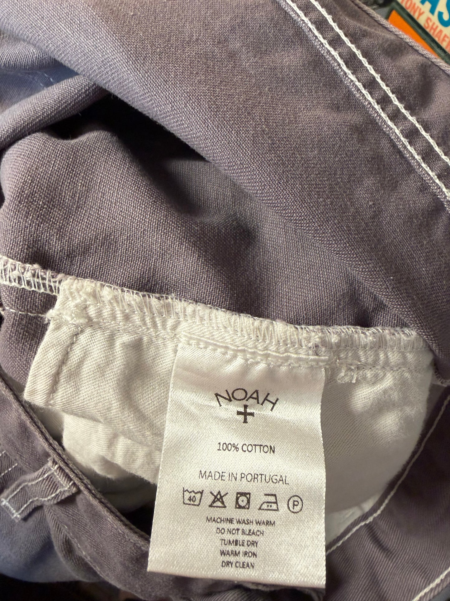 Noah Grey Contrast Stitch Jeans