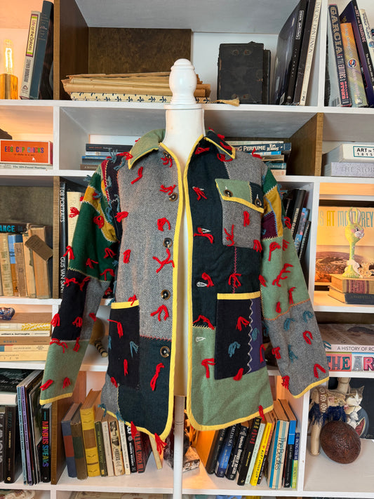 Bode Wool Patchwork Jacket