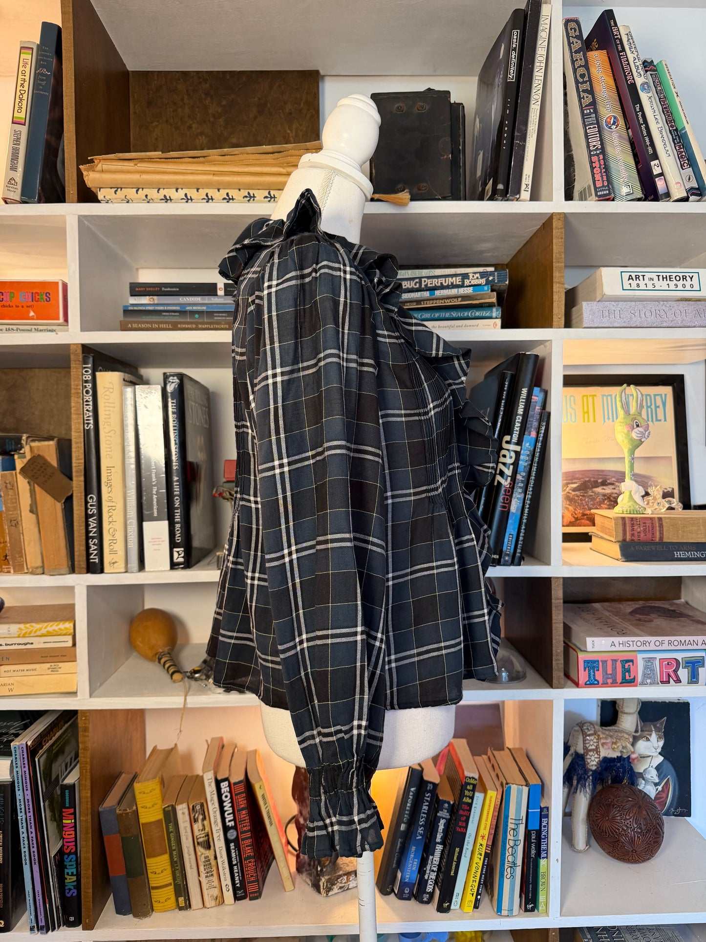 Doen Hardy Plaid Ruffle Top