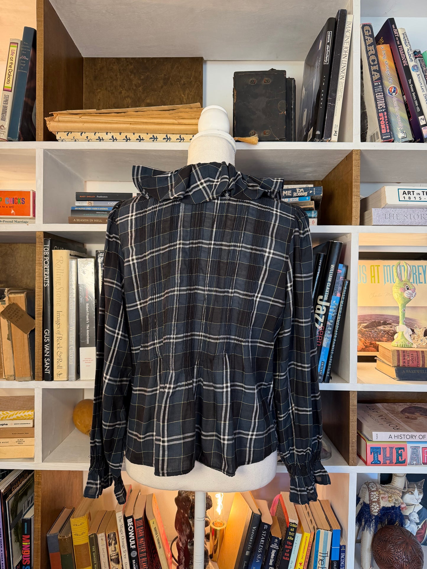 Doen Hardy Plaid Ruffle Top