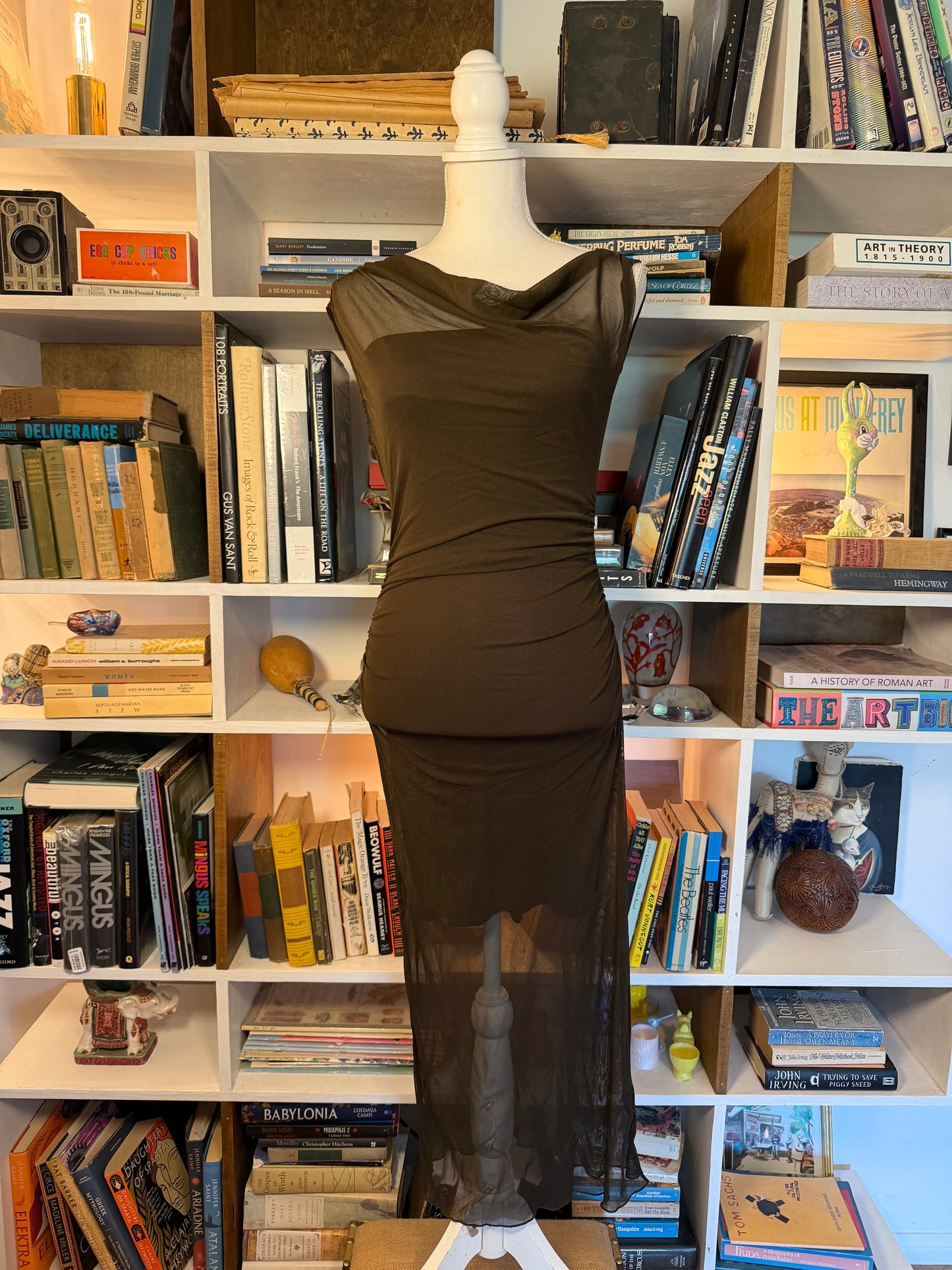 Reformation Adrielle Mesh Dress