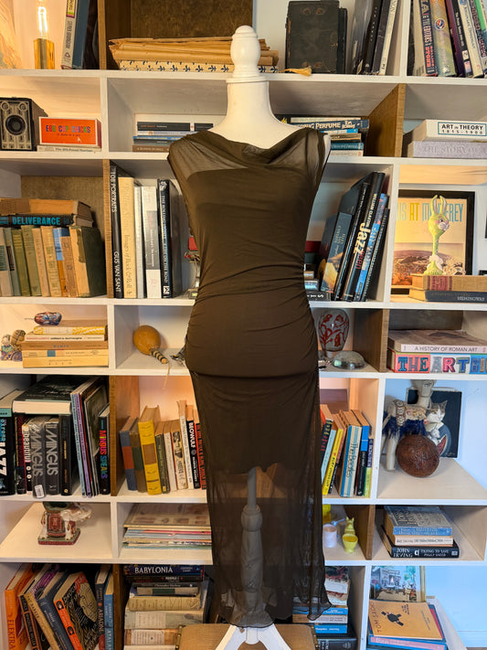 Reformation Adrielle Mesh Dress