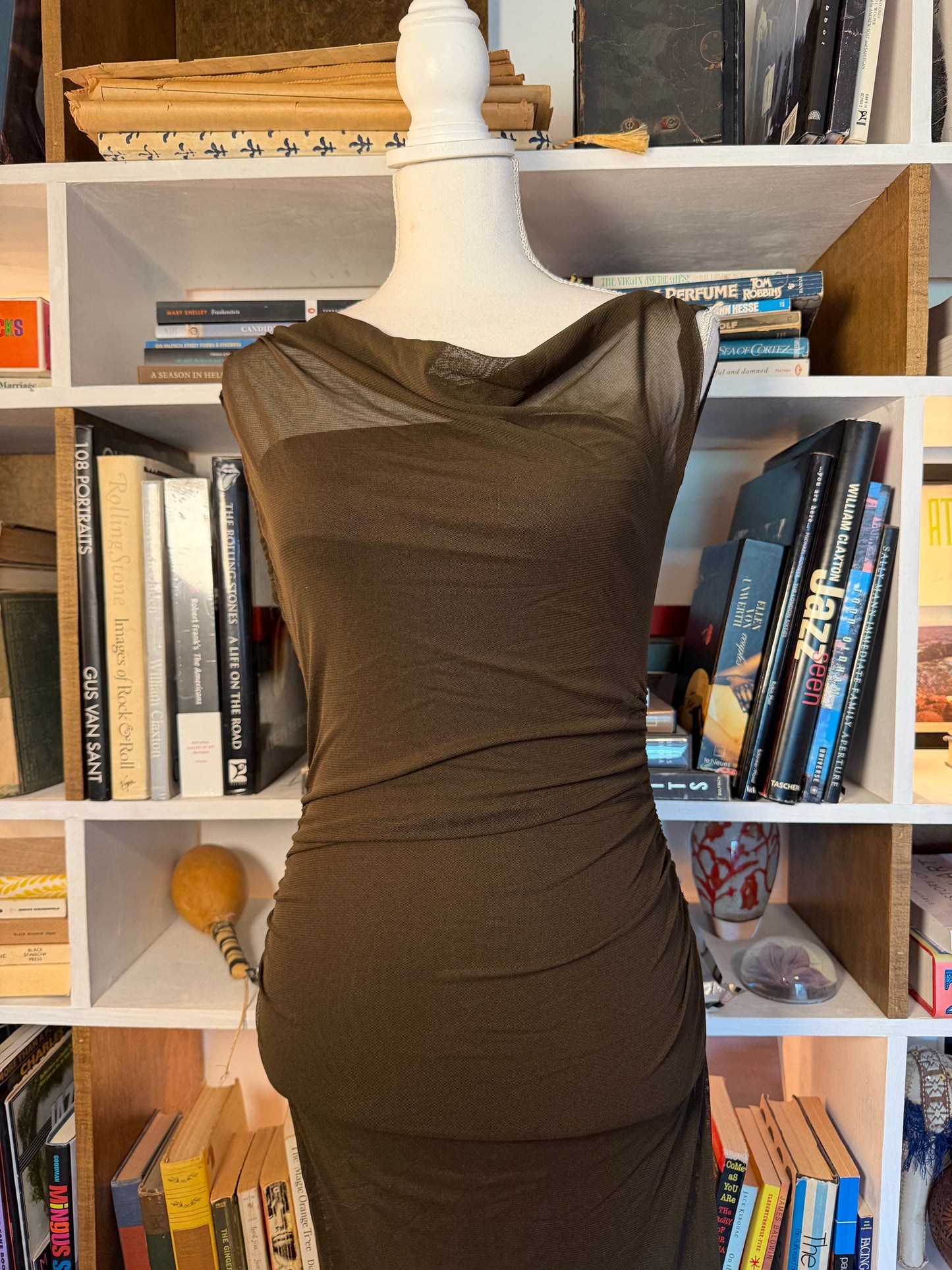 Reformation Adrielle Mesh Dress