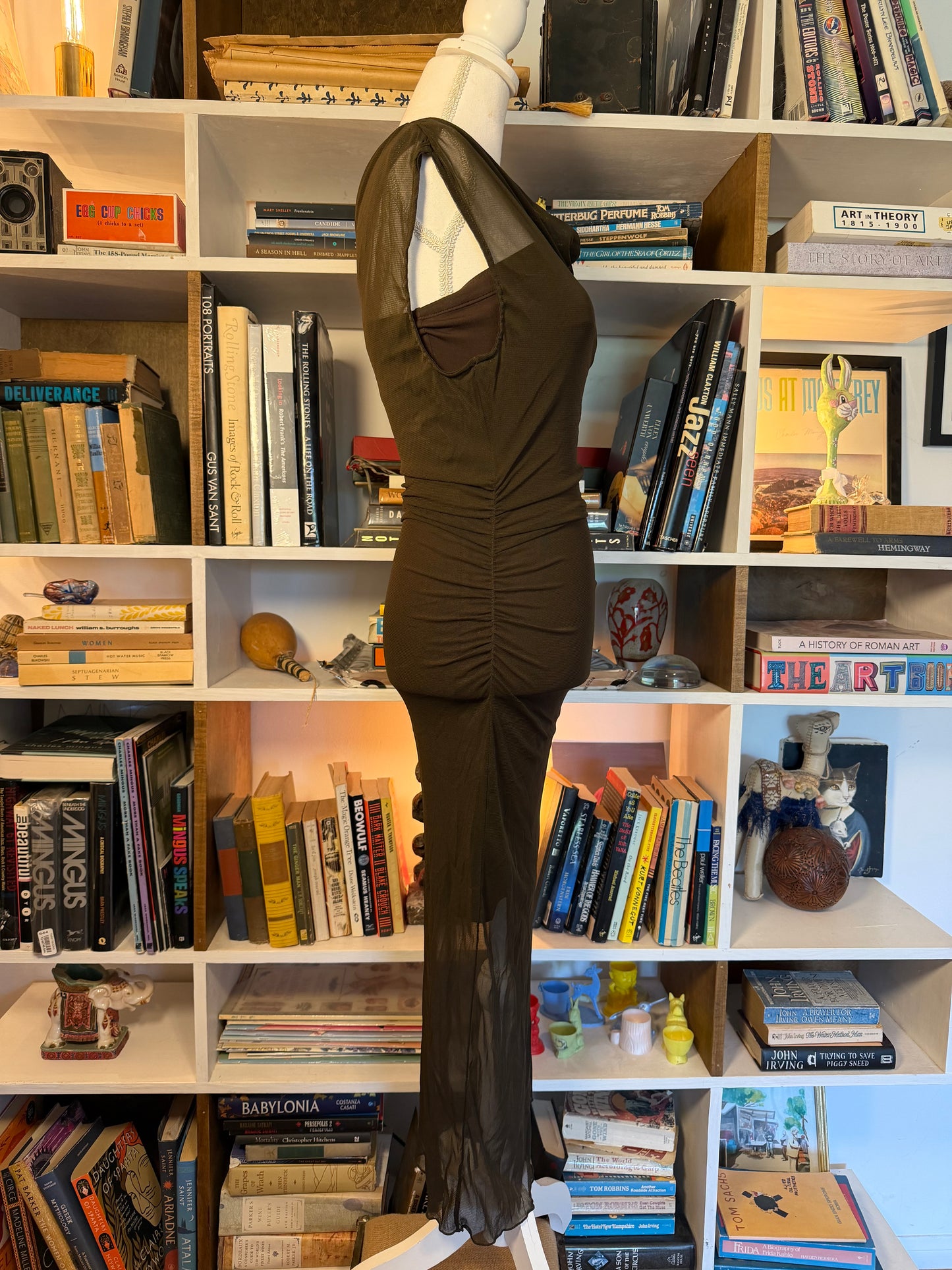 Reformation Adrielle Mesh Dress