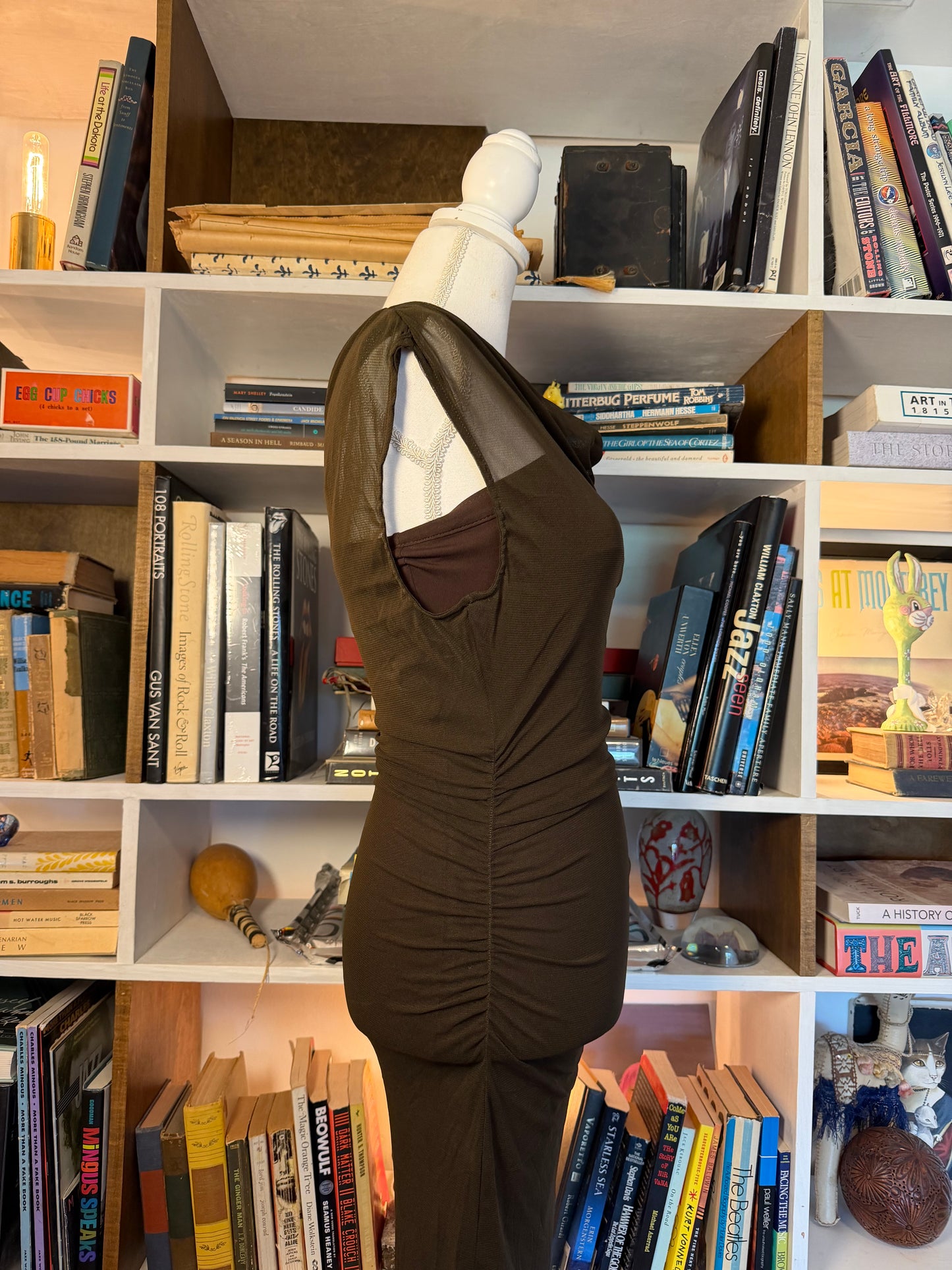 Reformation Adrielle Mesh Dress