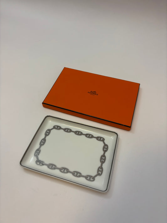 Hermes Chaîne d'ancre porcelain organizer
