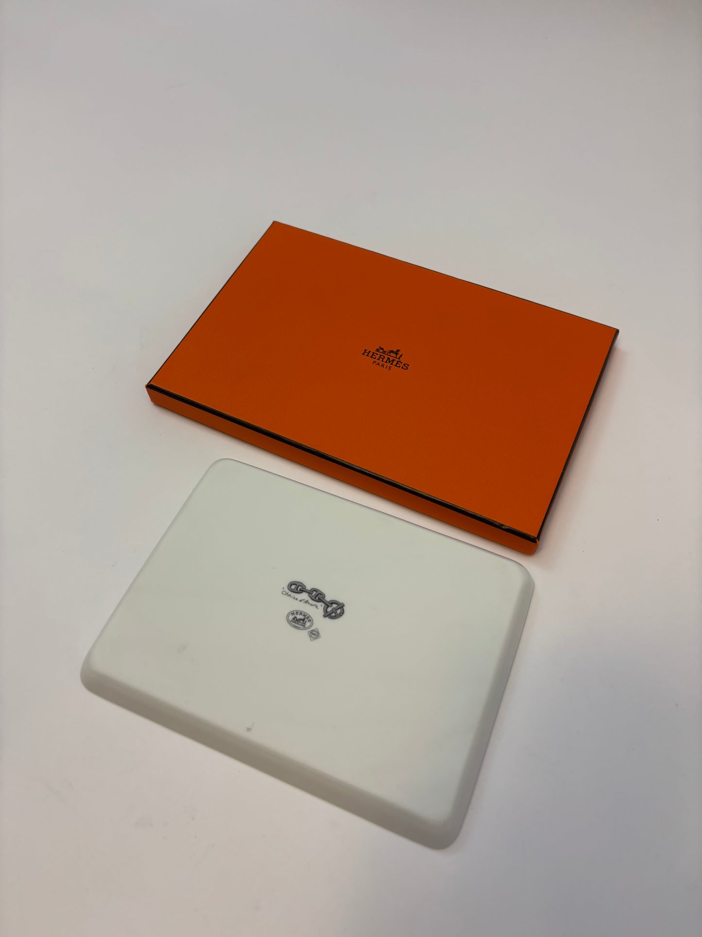 Hermes Chaîne d'ancre porcelain organizer