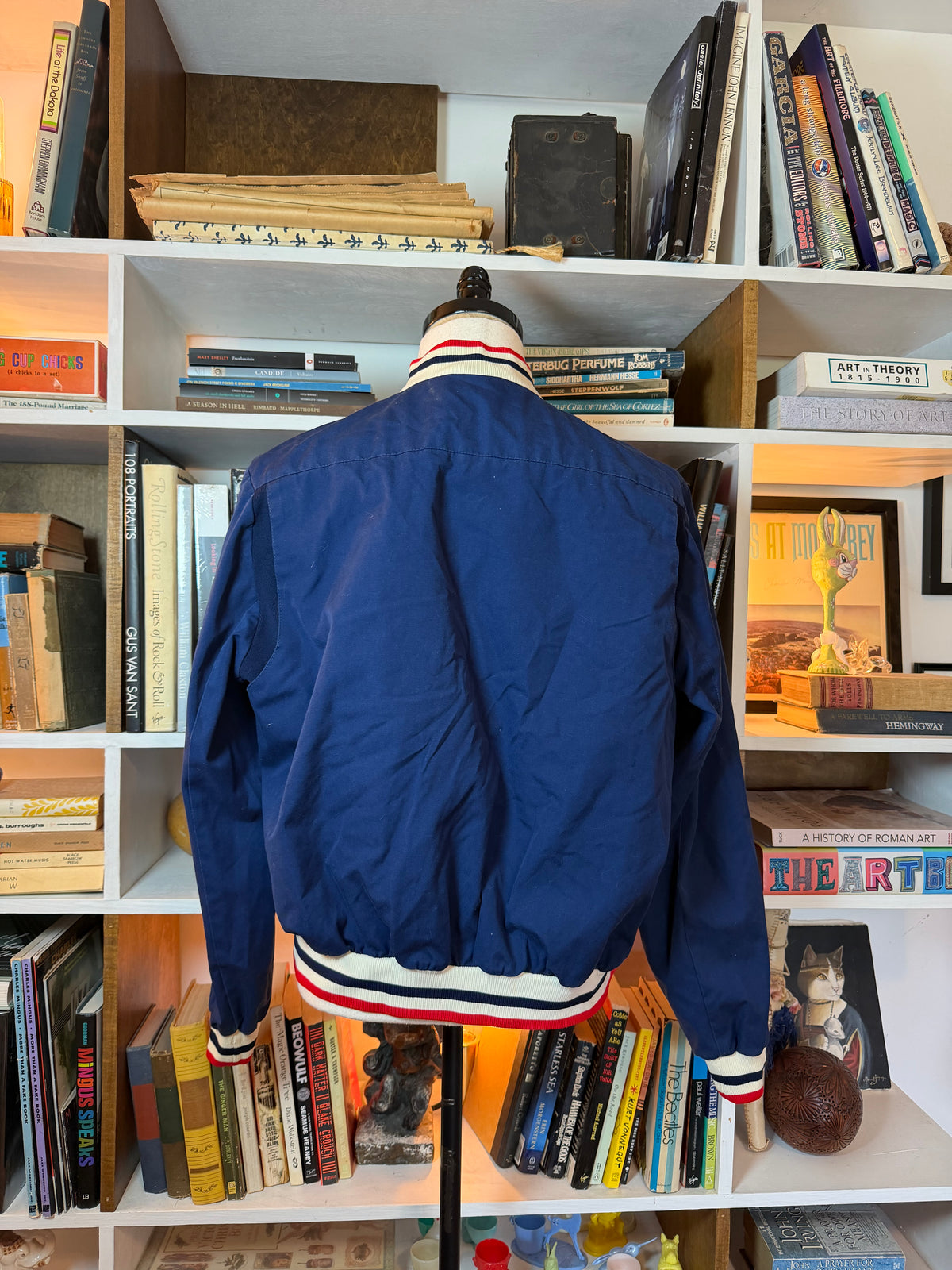 IZOD Lacoste Tri-Stripe Bomber Jacket