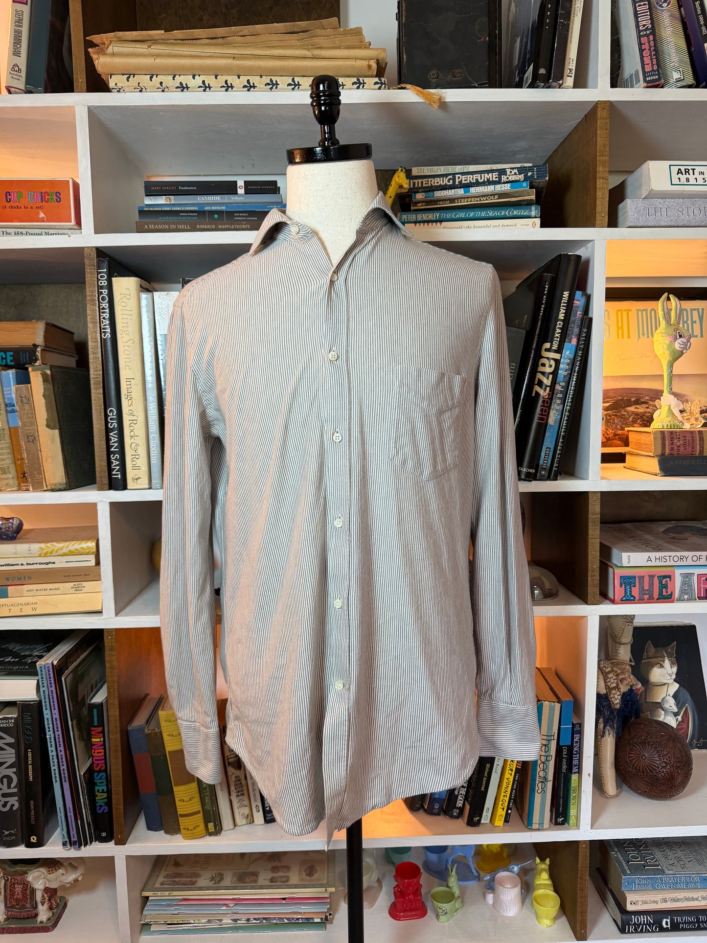 Brunello Cucinelli Striped Button Up Shirt