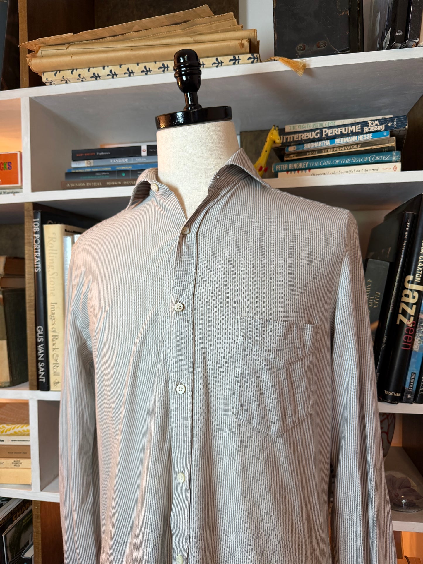 Brunello Cucinelli Striped Button Up Shirt