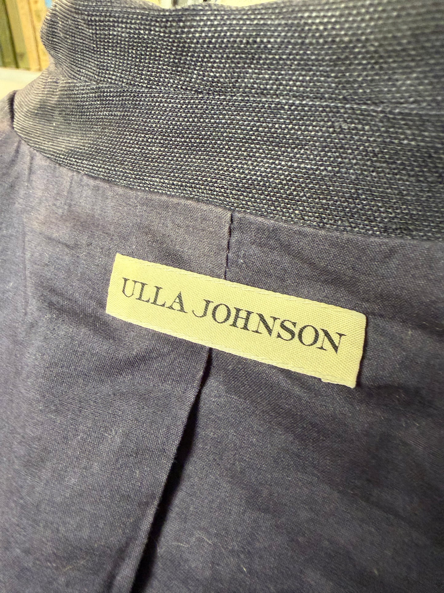Ulla Johnson Linen Blazer & Cargo Pant Suit Set — Size 6