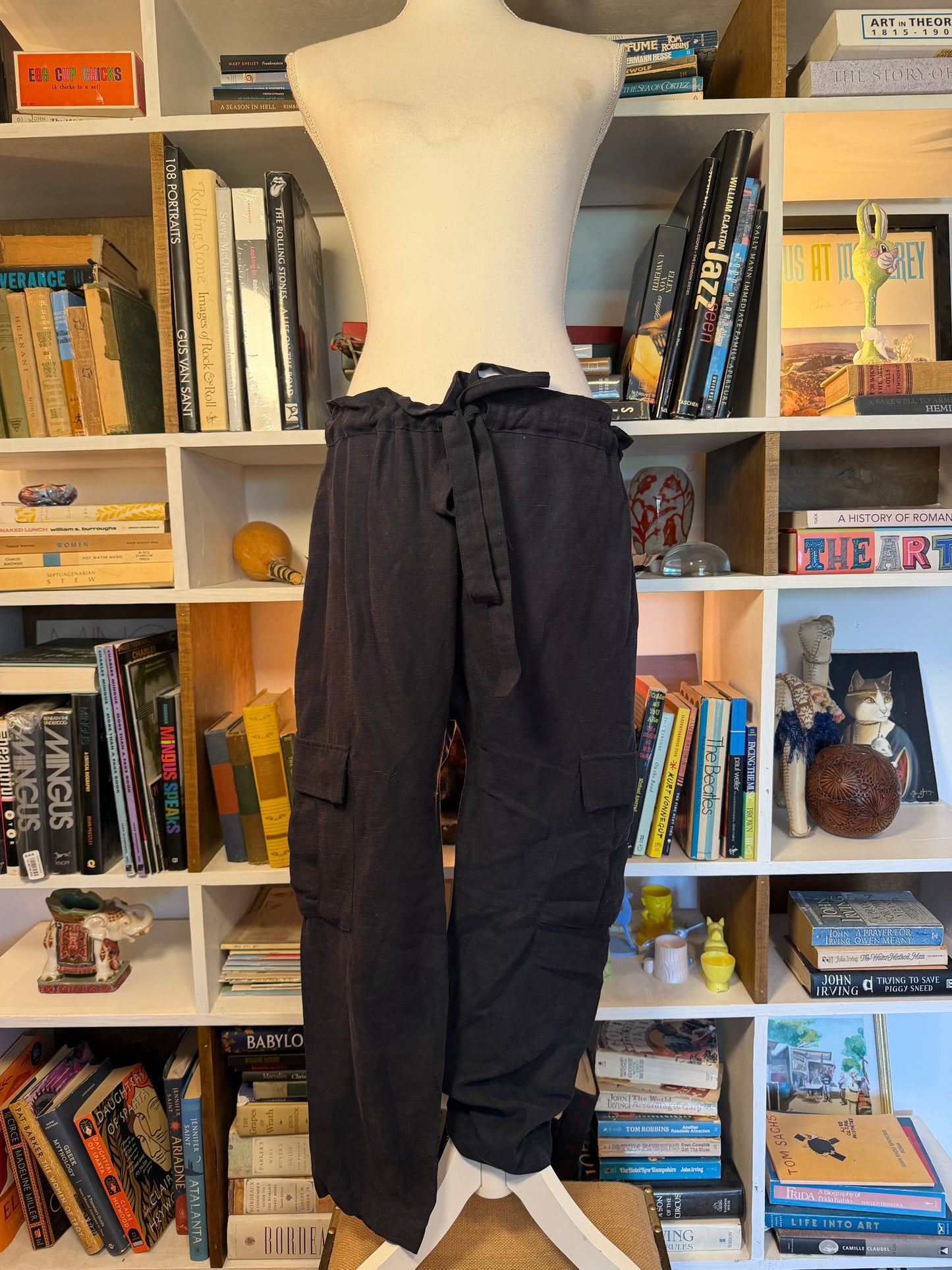 Ulla Johnson Linen Blazer & Cargo Pant Suit Set — Size 6