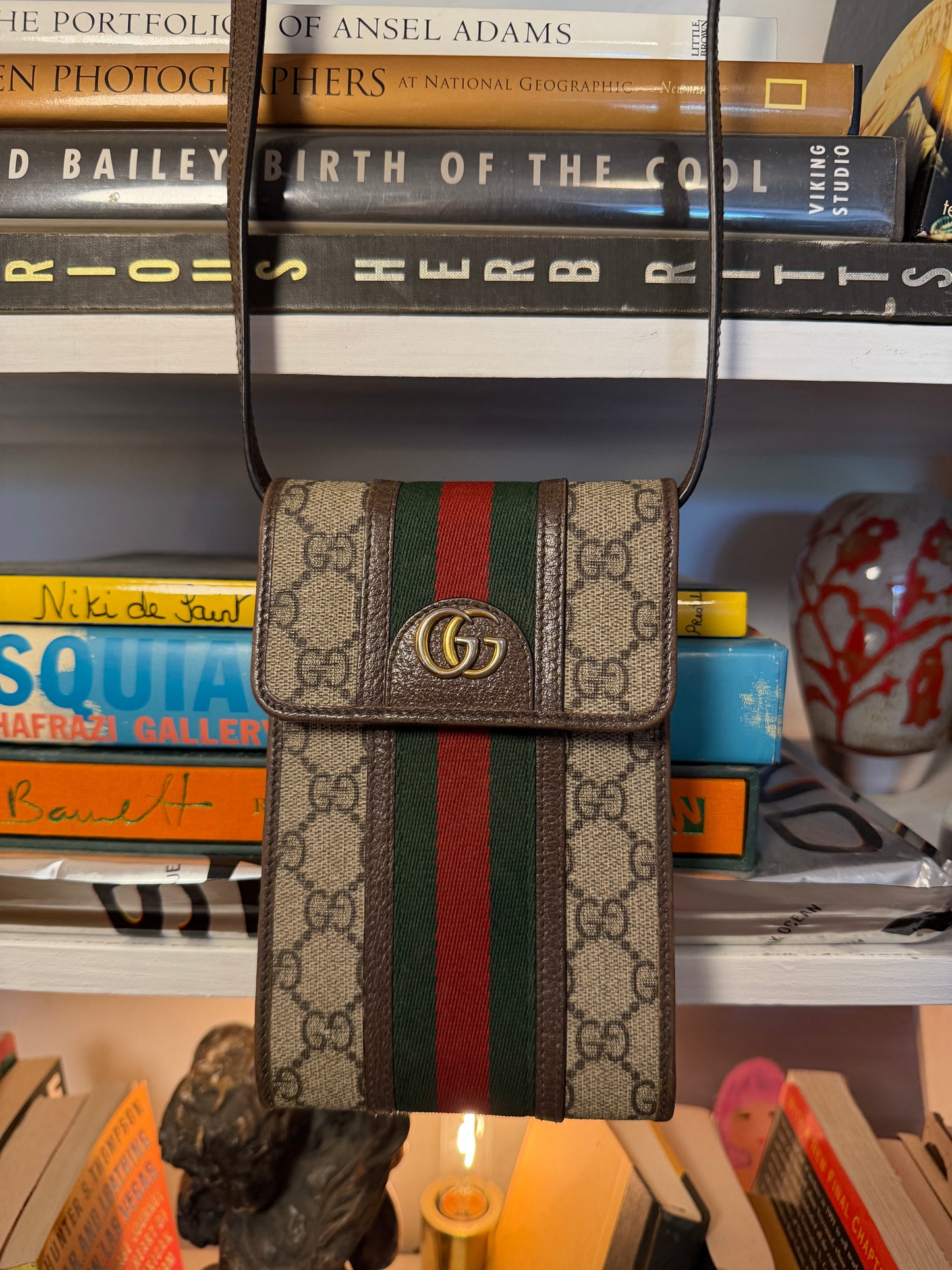 Gucci Ophidia GG Supreme Mini Crossbody Bag