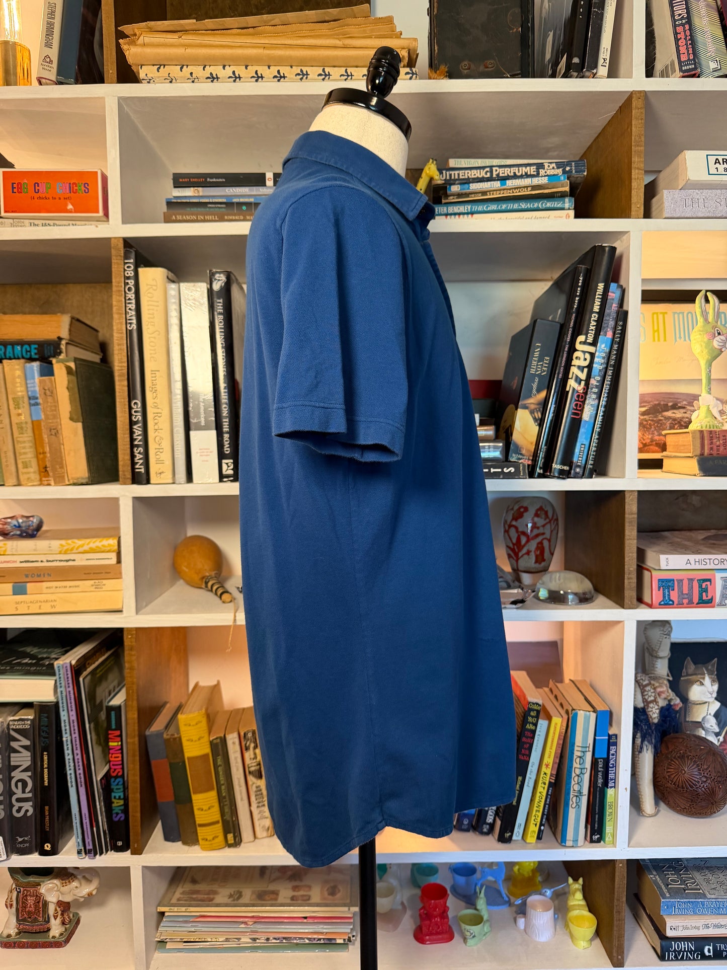 Loro Piana Blue Cotton Polo Shirt