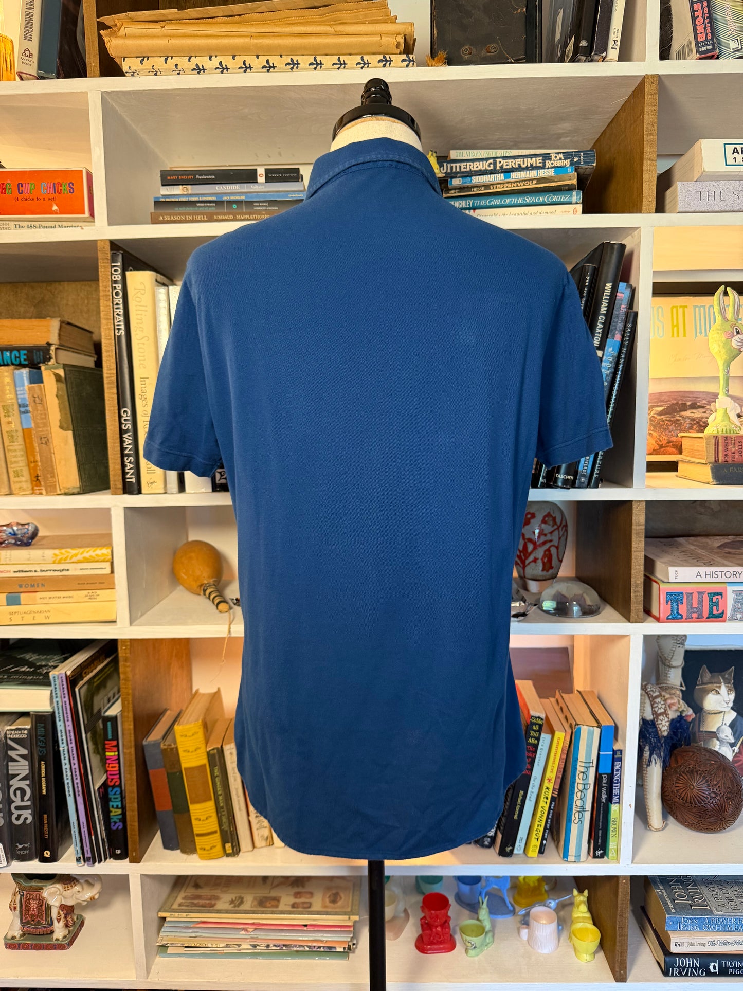 Loro Piana Blue Cotton Polo Shirt