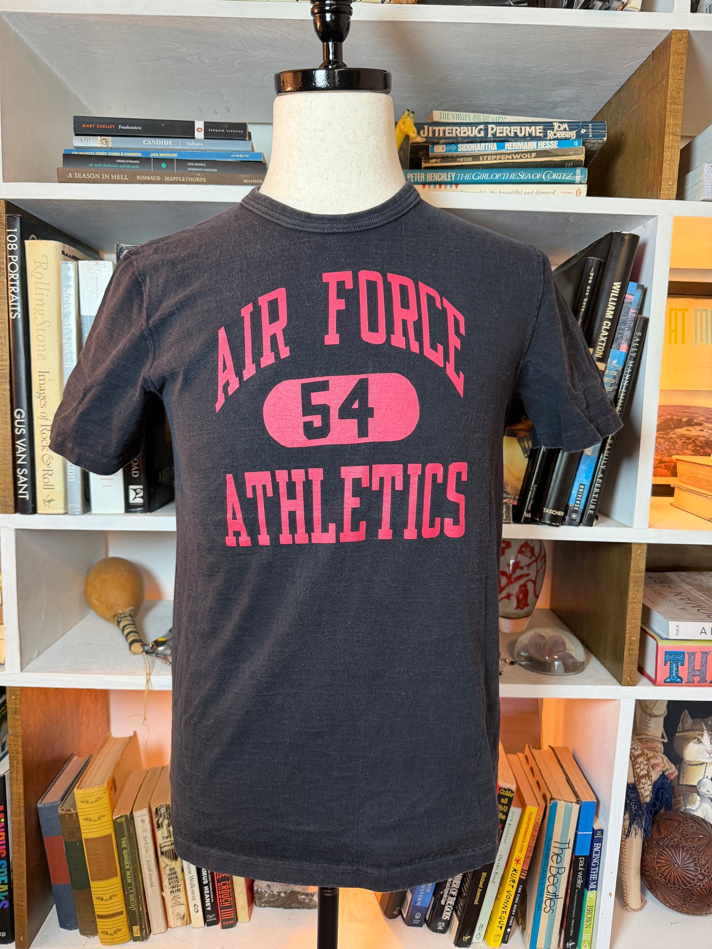 The Real McCoy's Air Force Athletics 54 Tee — Black