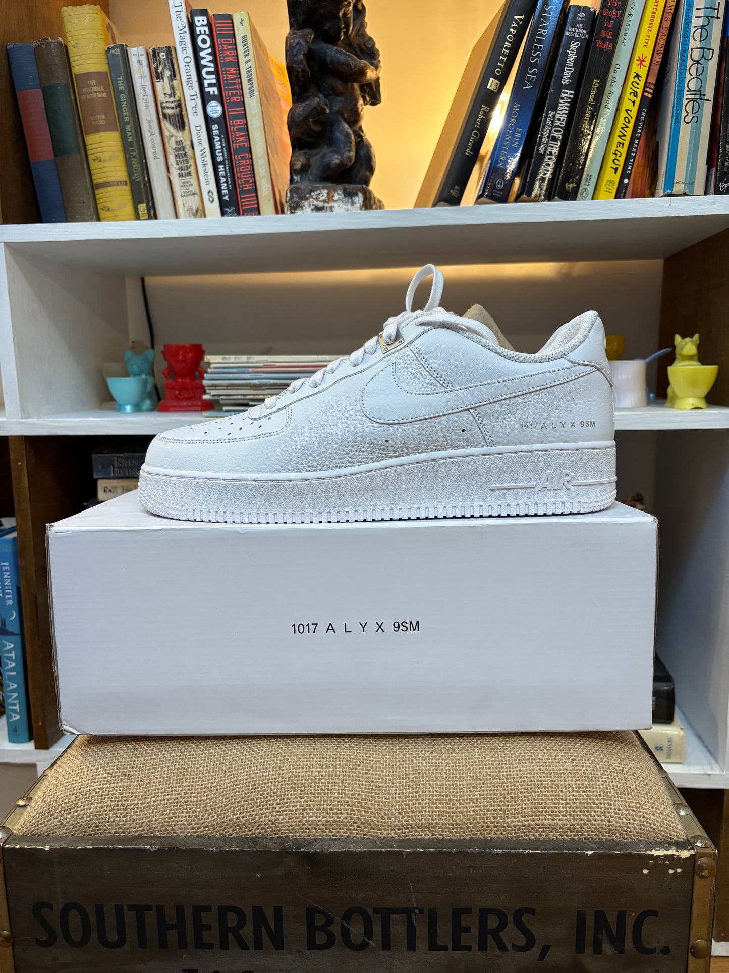 1017 ALYX 9SM White Leather Air Forces