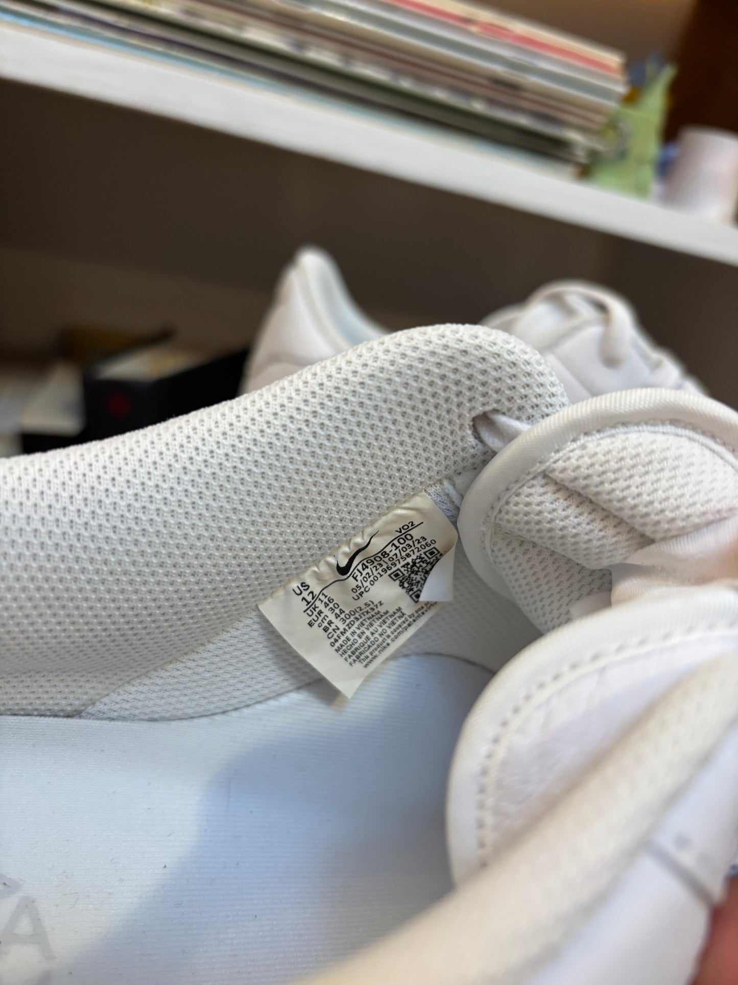 1017 ALYX 9SM White Leather Air Forces