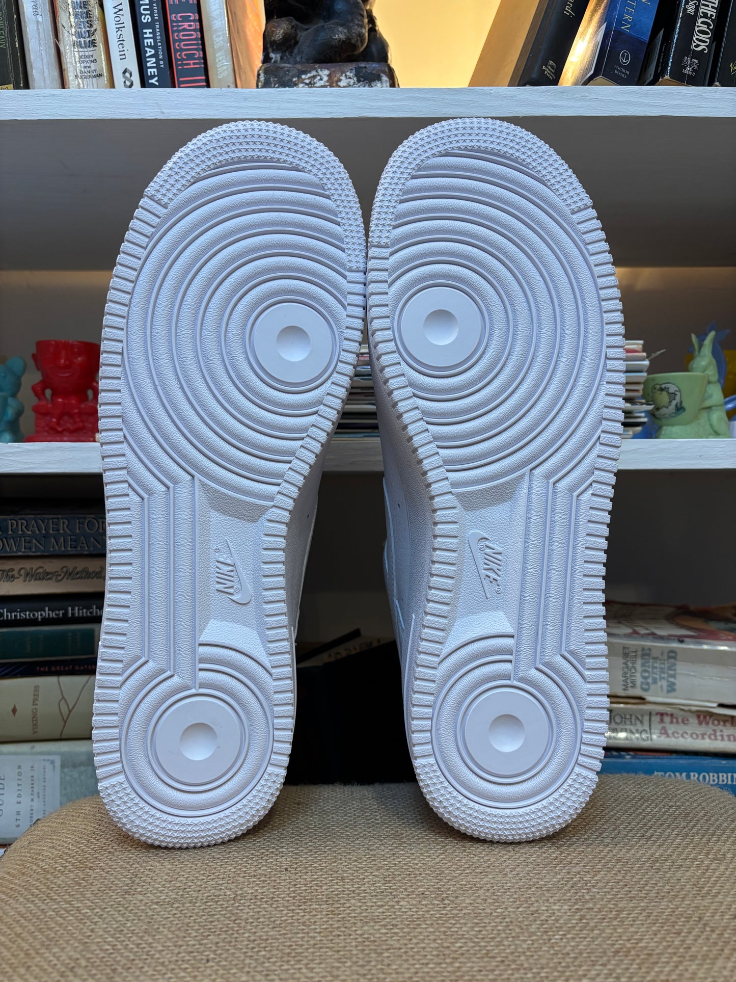 1017 ALYX 9SM White Leather Air Forces