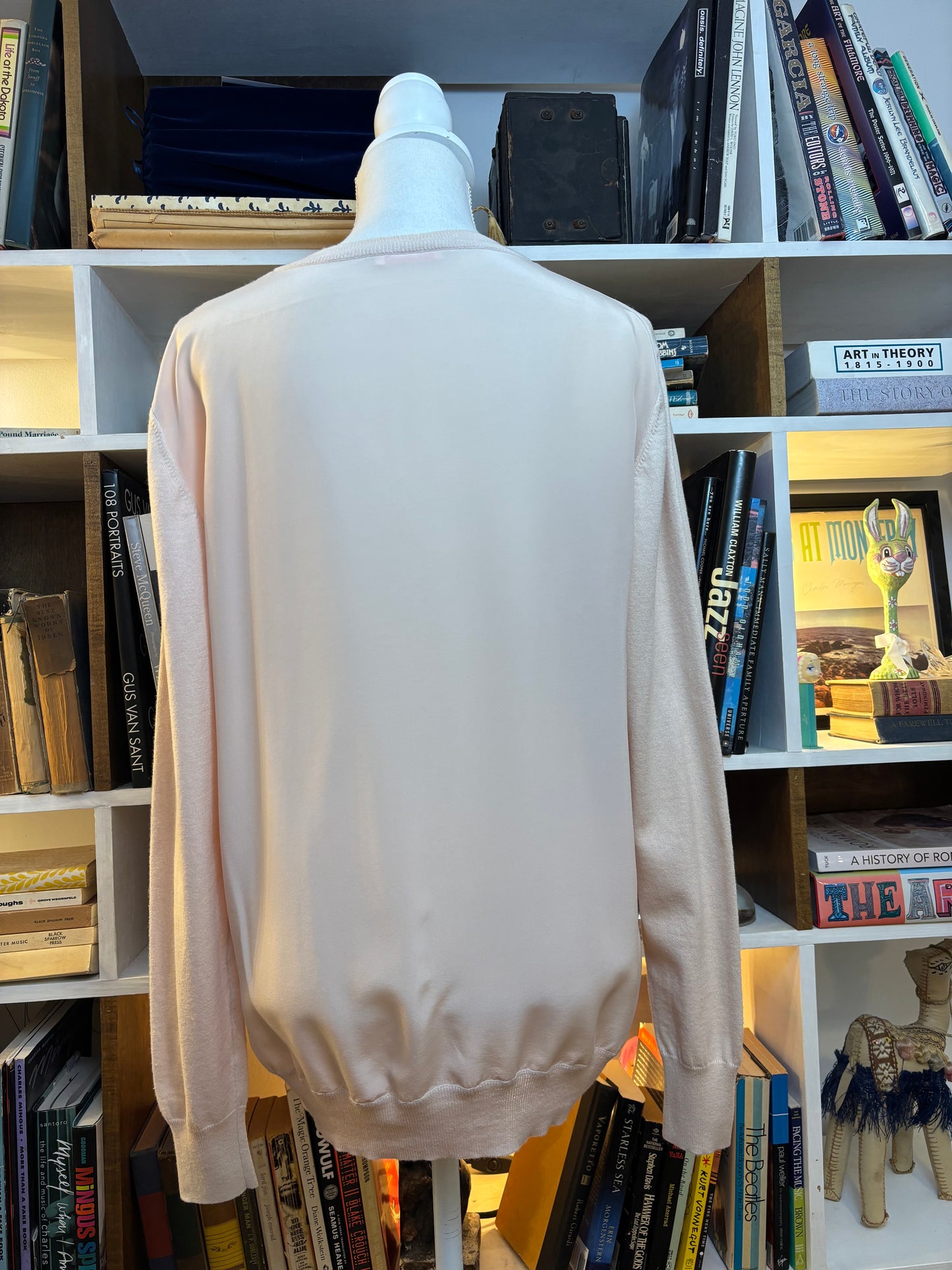 See by Chloé blush paneled sweater