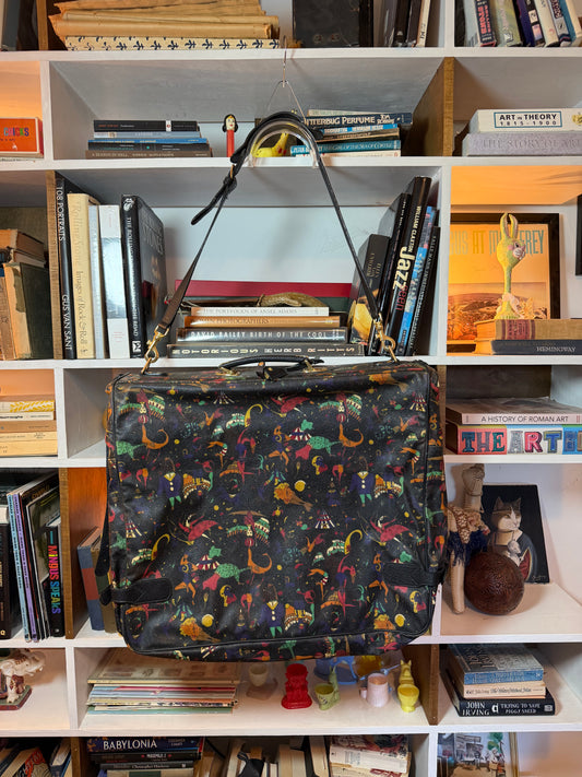 Vintage Piero Guidi Magic Circus Garment Bag — Made in Italy