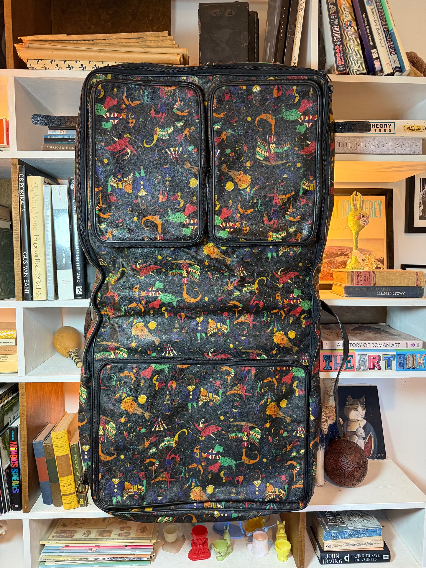 Vintage Piero Guidi Magic Circus Garment Bag — Made in Italy
