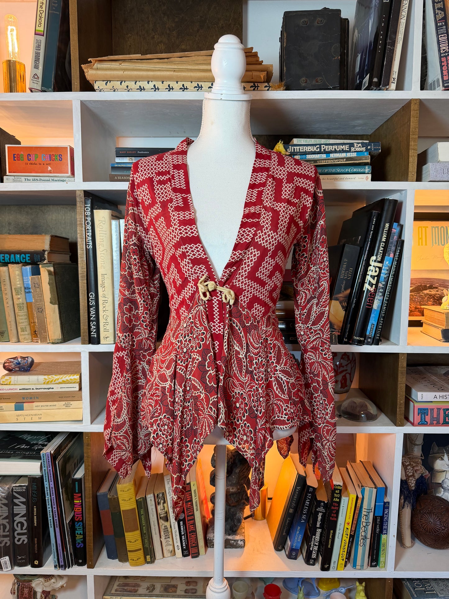 1970's Geometric Style Blouse