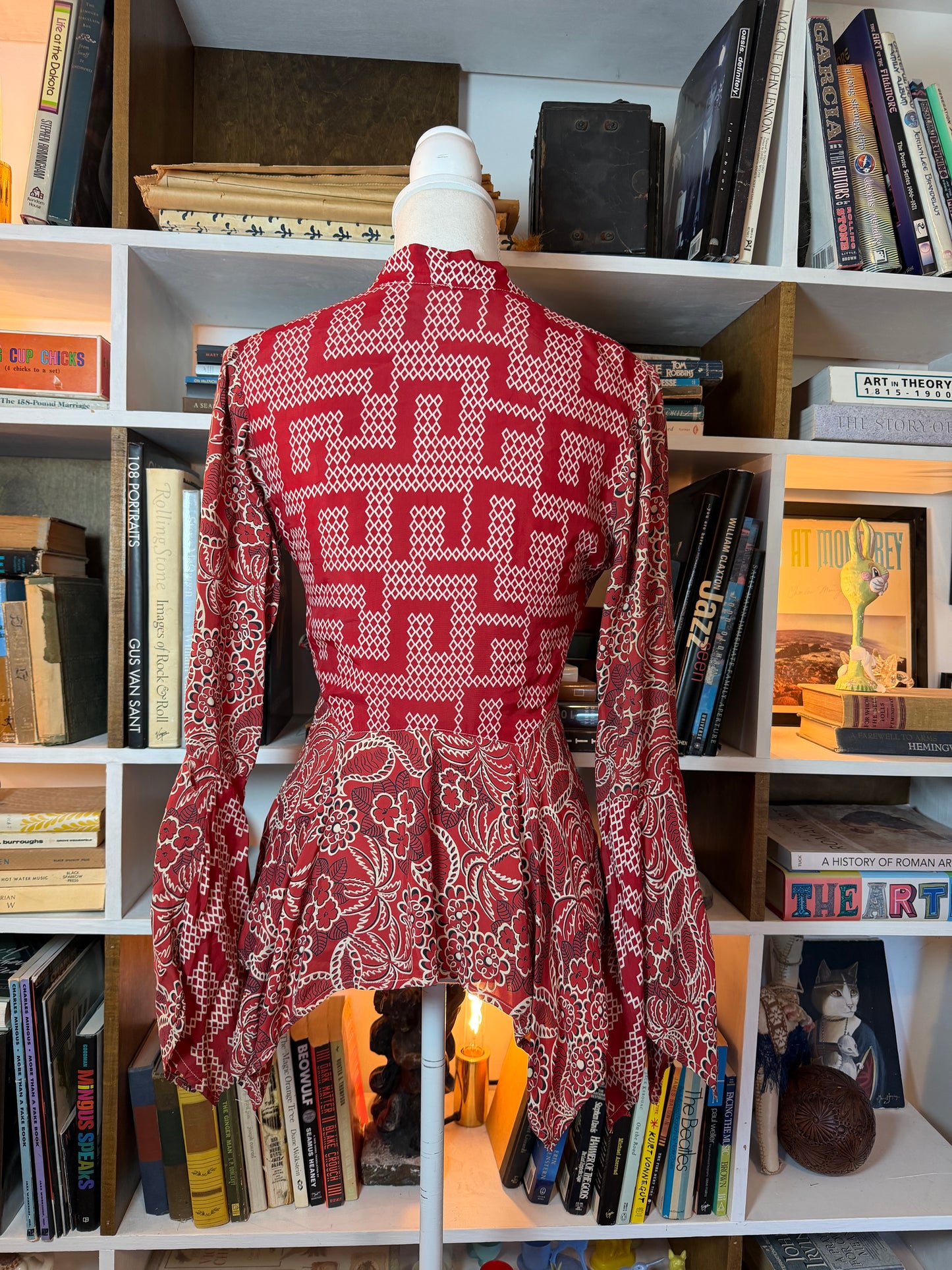 1970's Geometric Style Blouse