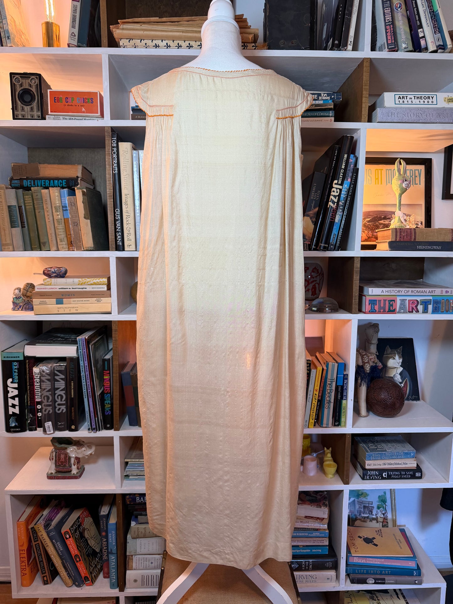 1920's Hand Embroidered Vintage Dress
