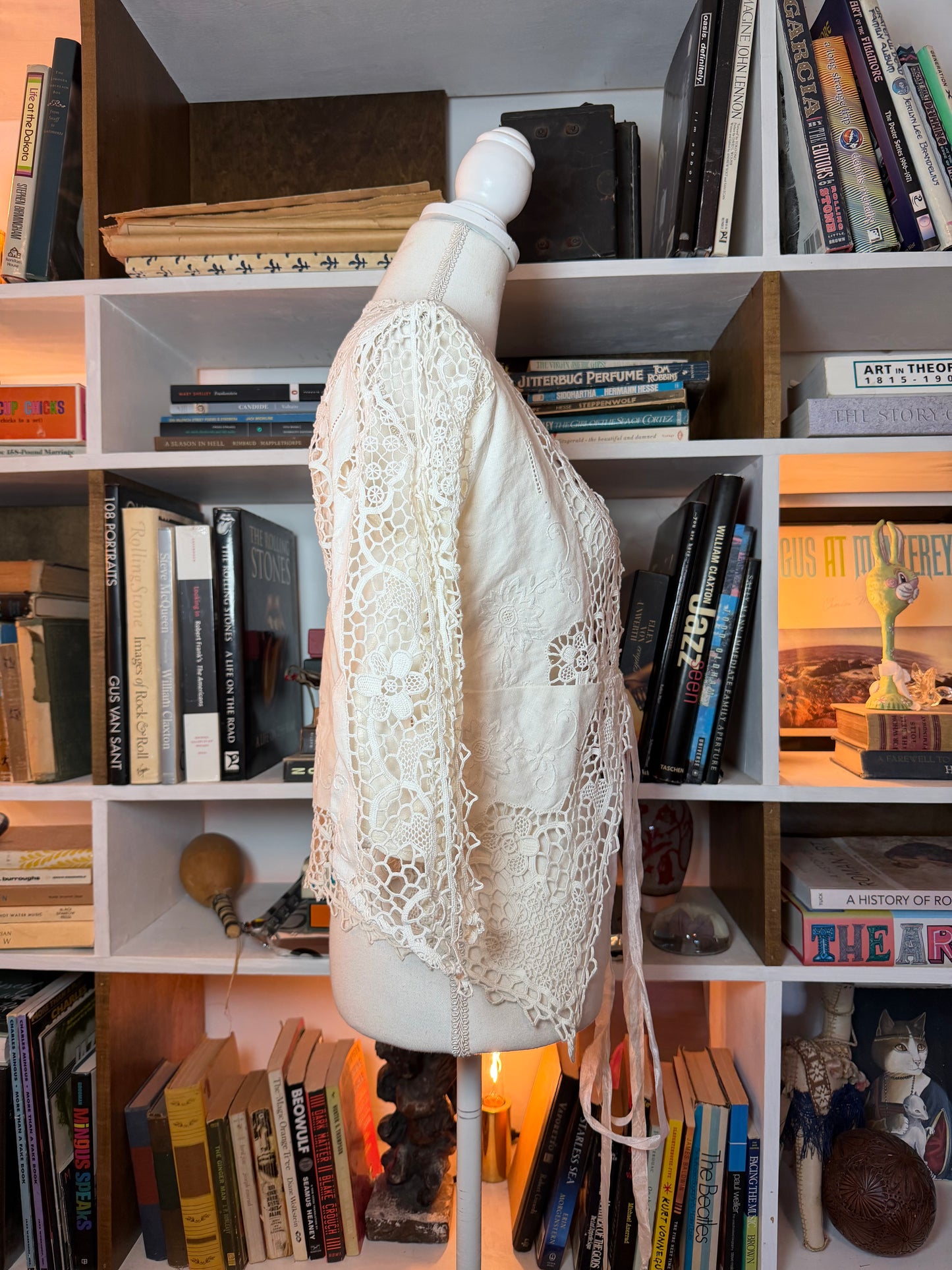 Lotta Stensson Lace Patchwork Tie-Front Topper