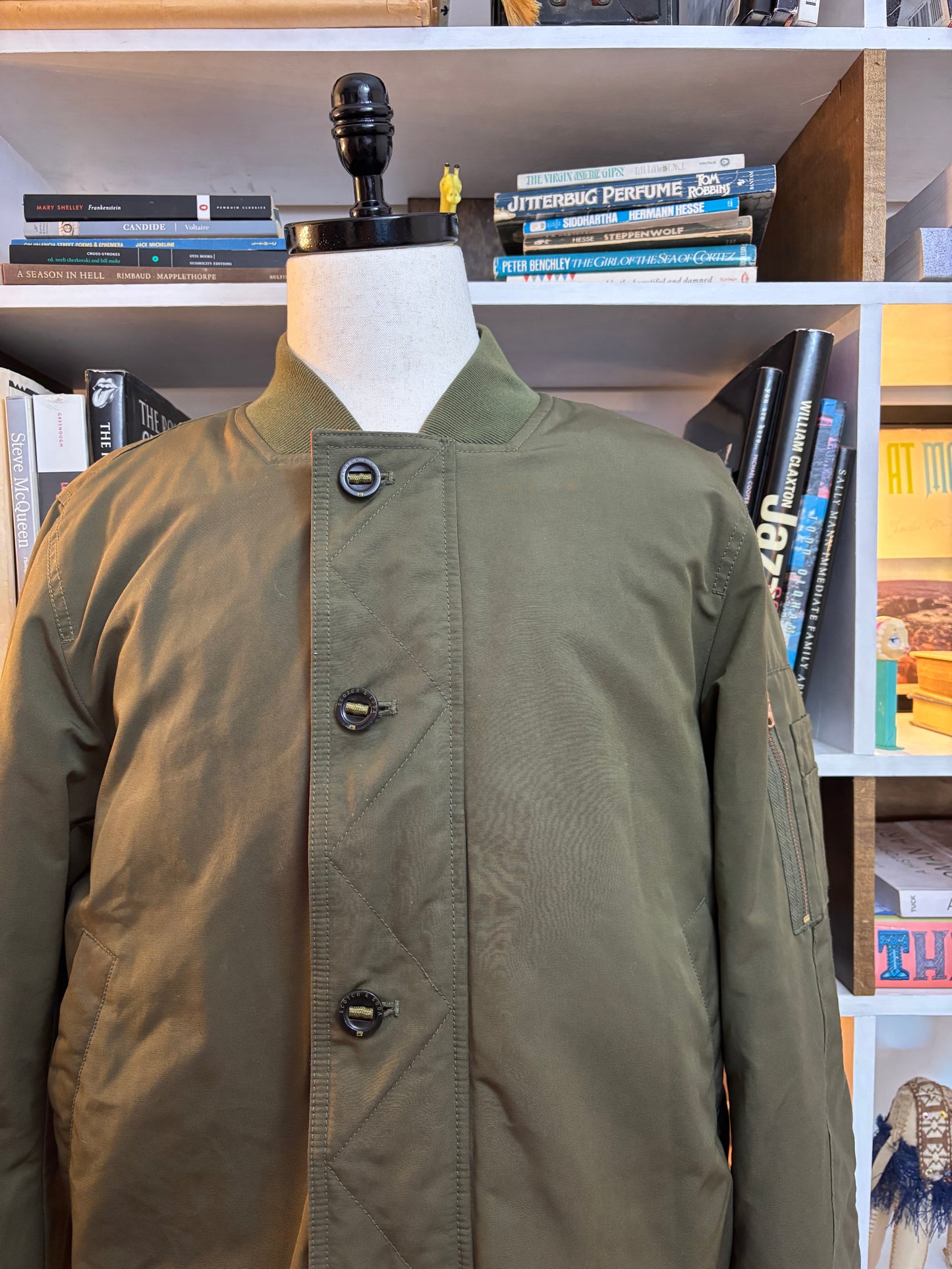 Scotch & Soda Fleece Lined Bomber Jacket