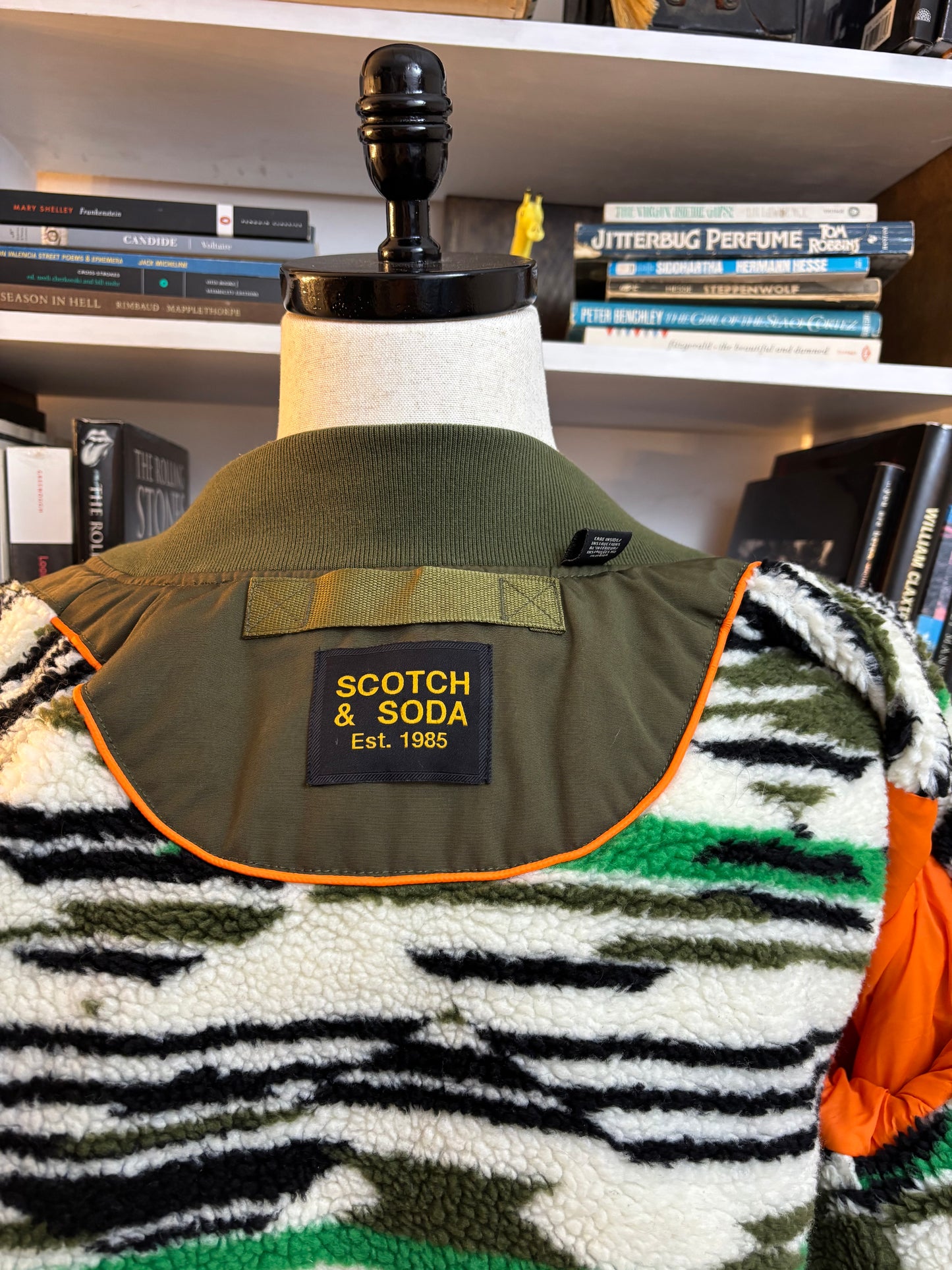 Scotch & Soda Fleece Lined Bomber Jacket