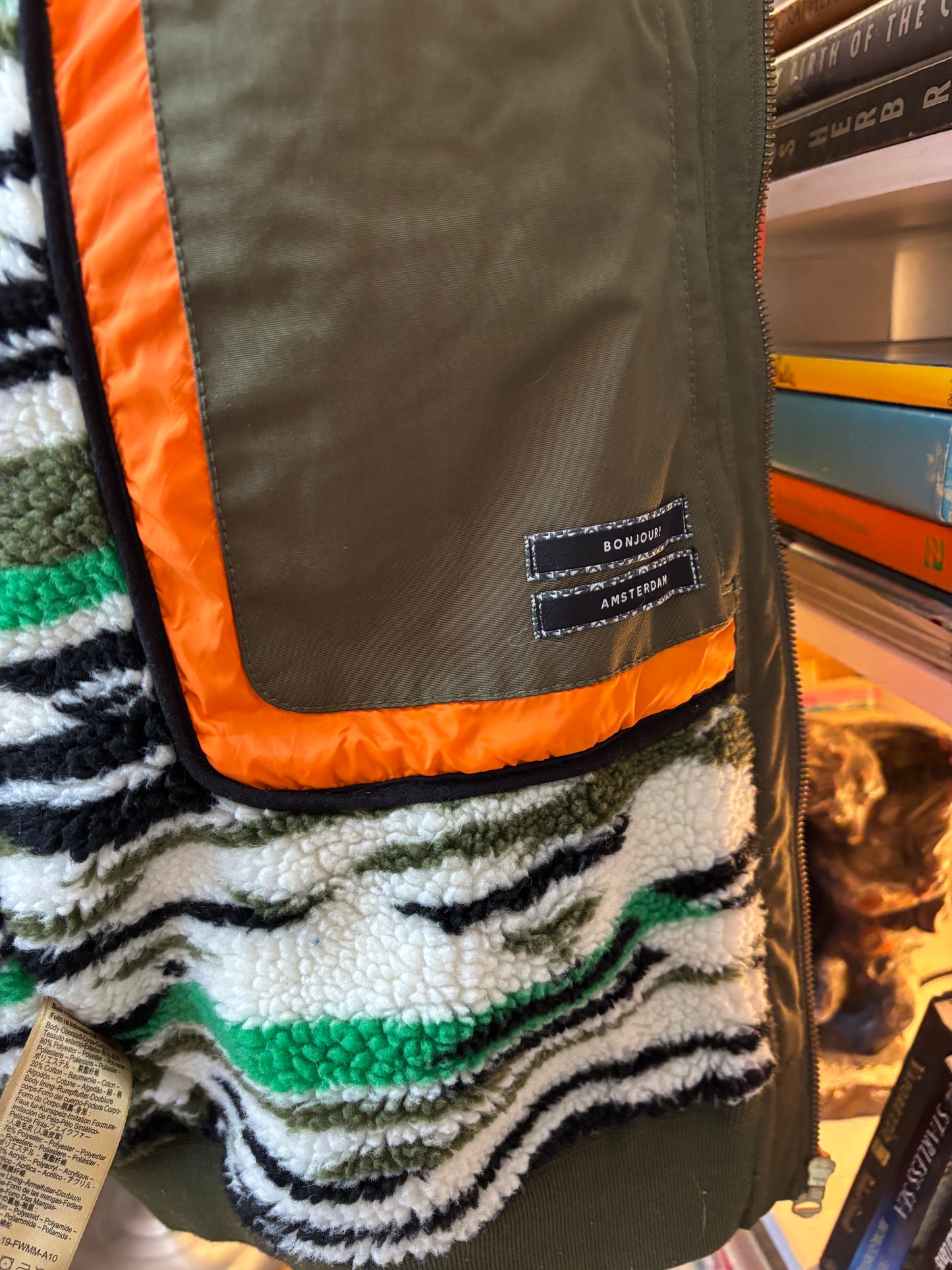 Scotch & Soda Fleece Lined Bomber Jacket