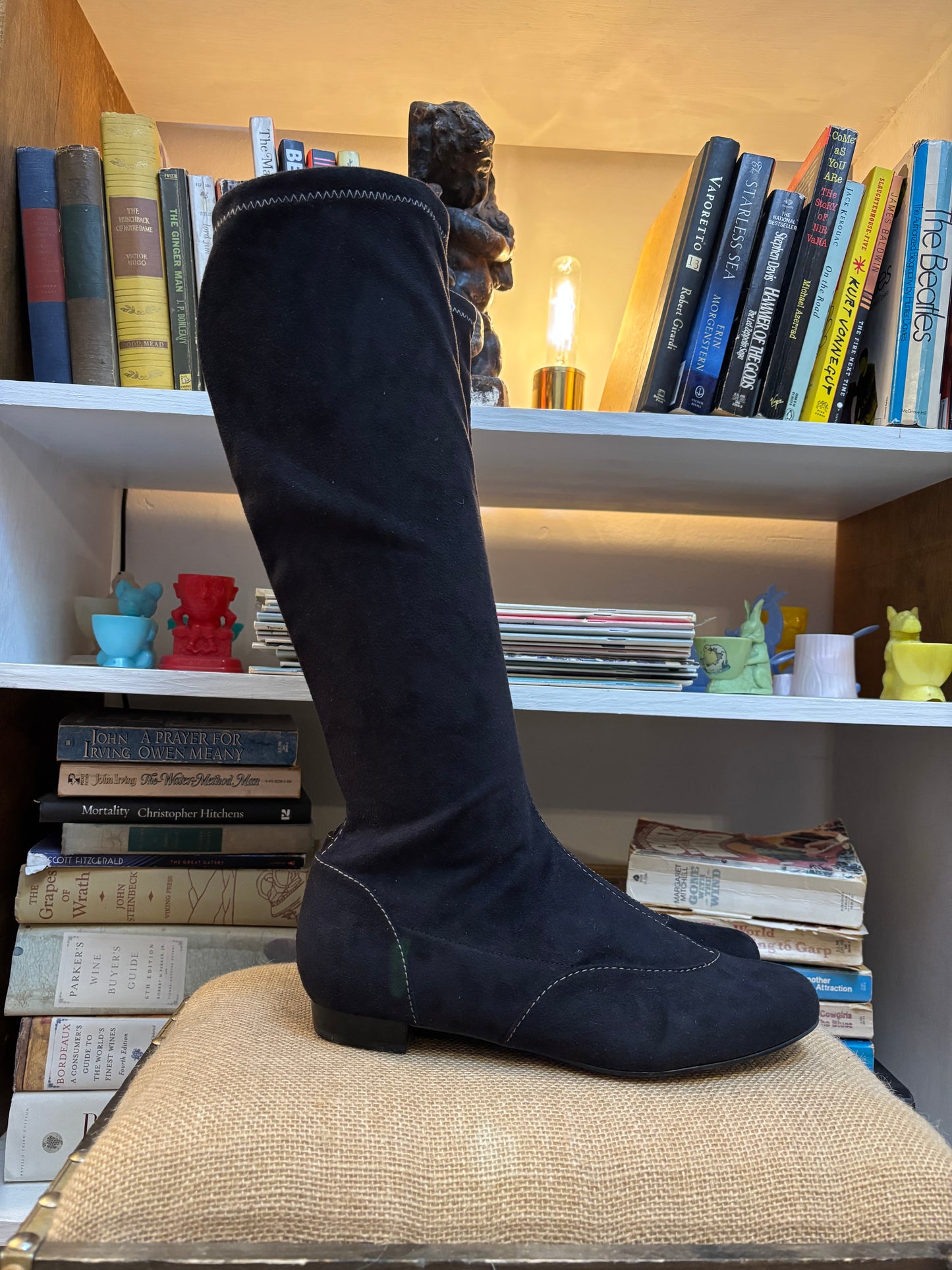Boden Suede Knee High Boots