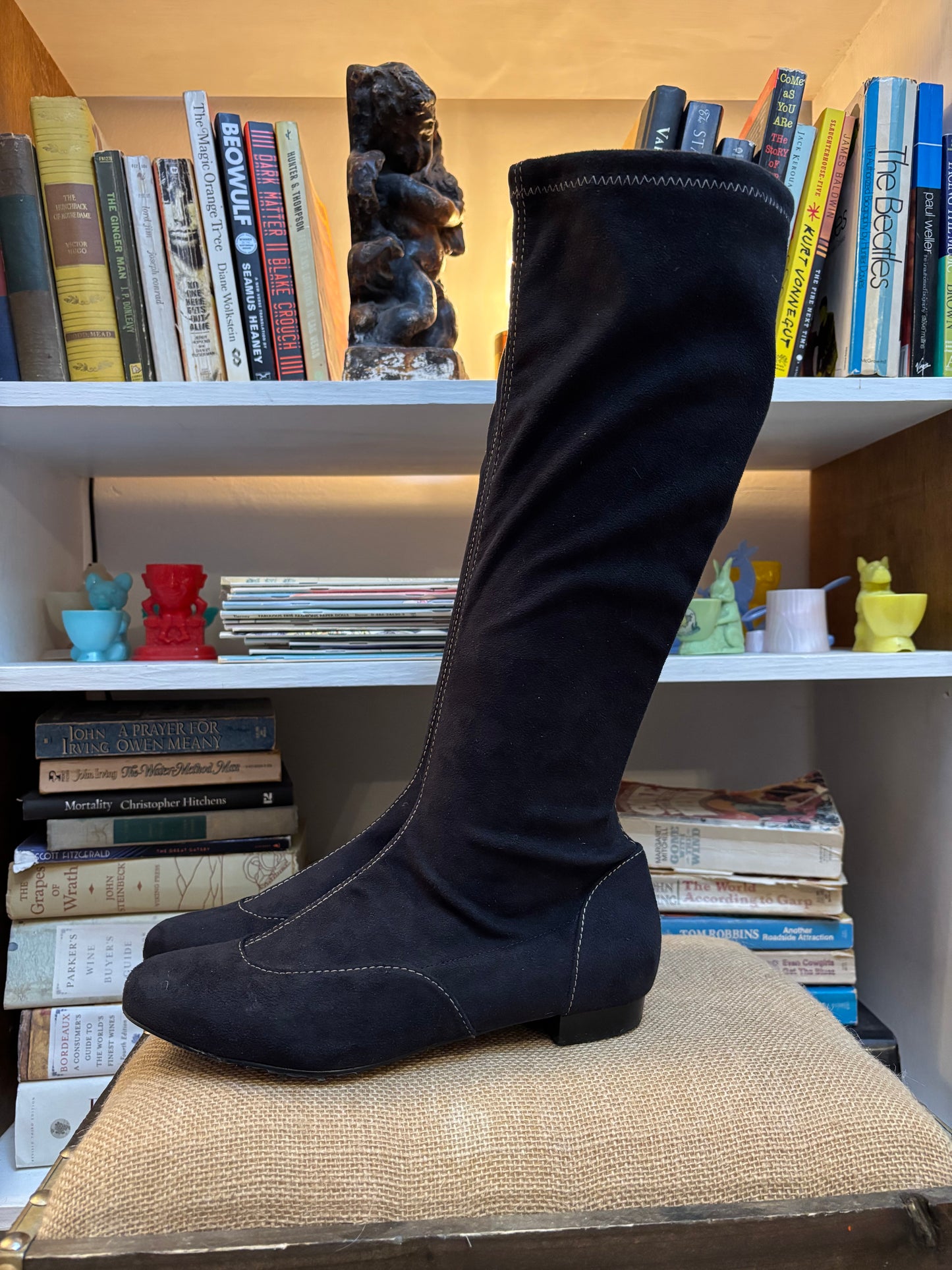 Boden Suede Knee High Boots