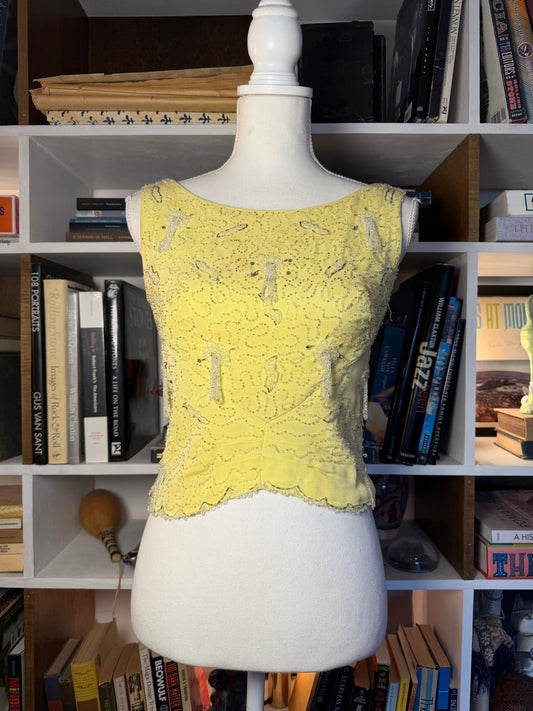 Beaded Vintage Top